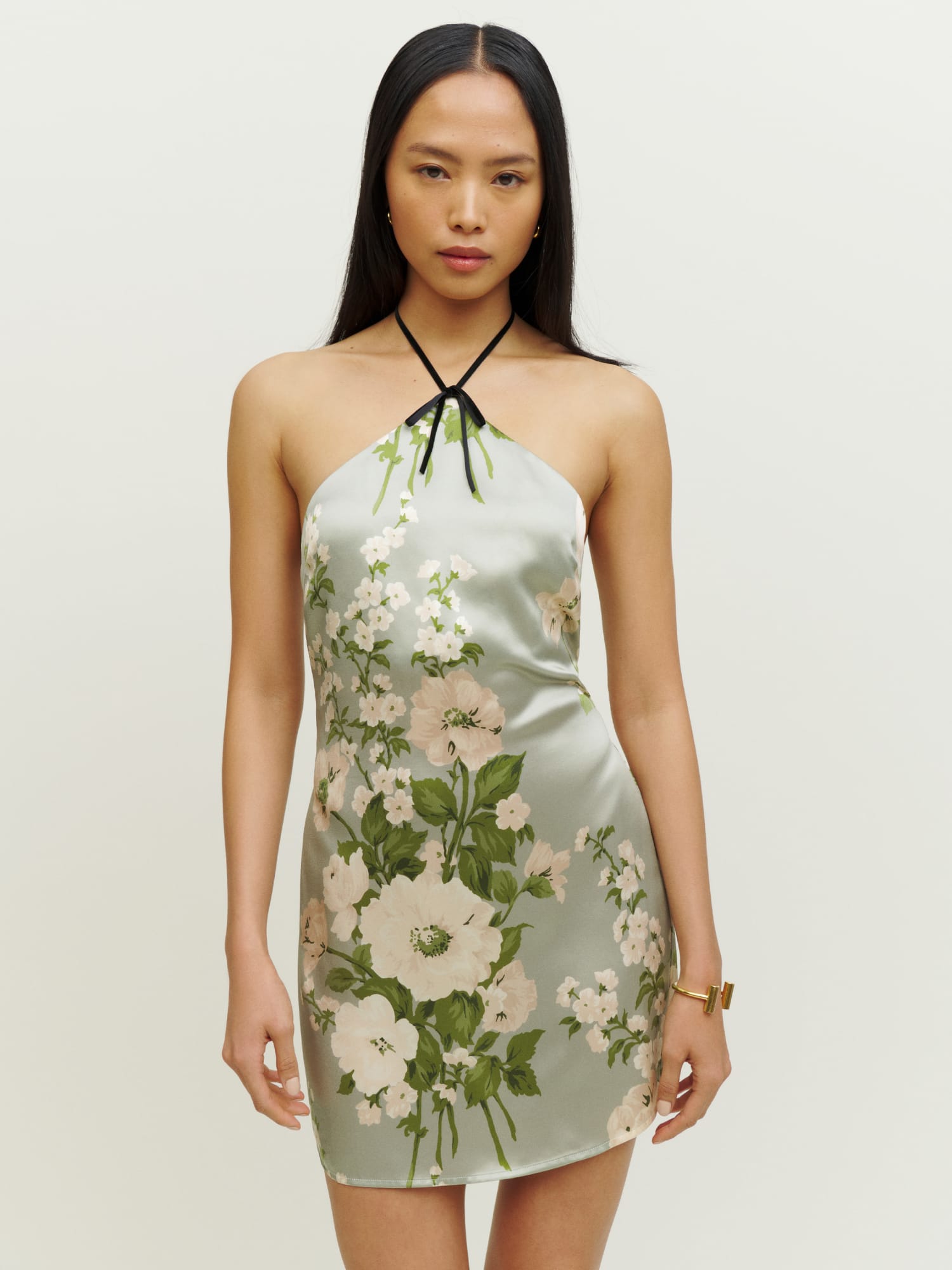 Reformation halter dress clearance