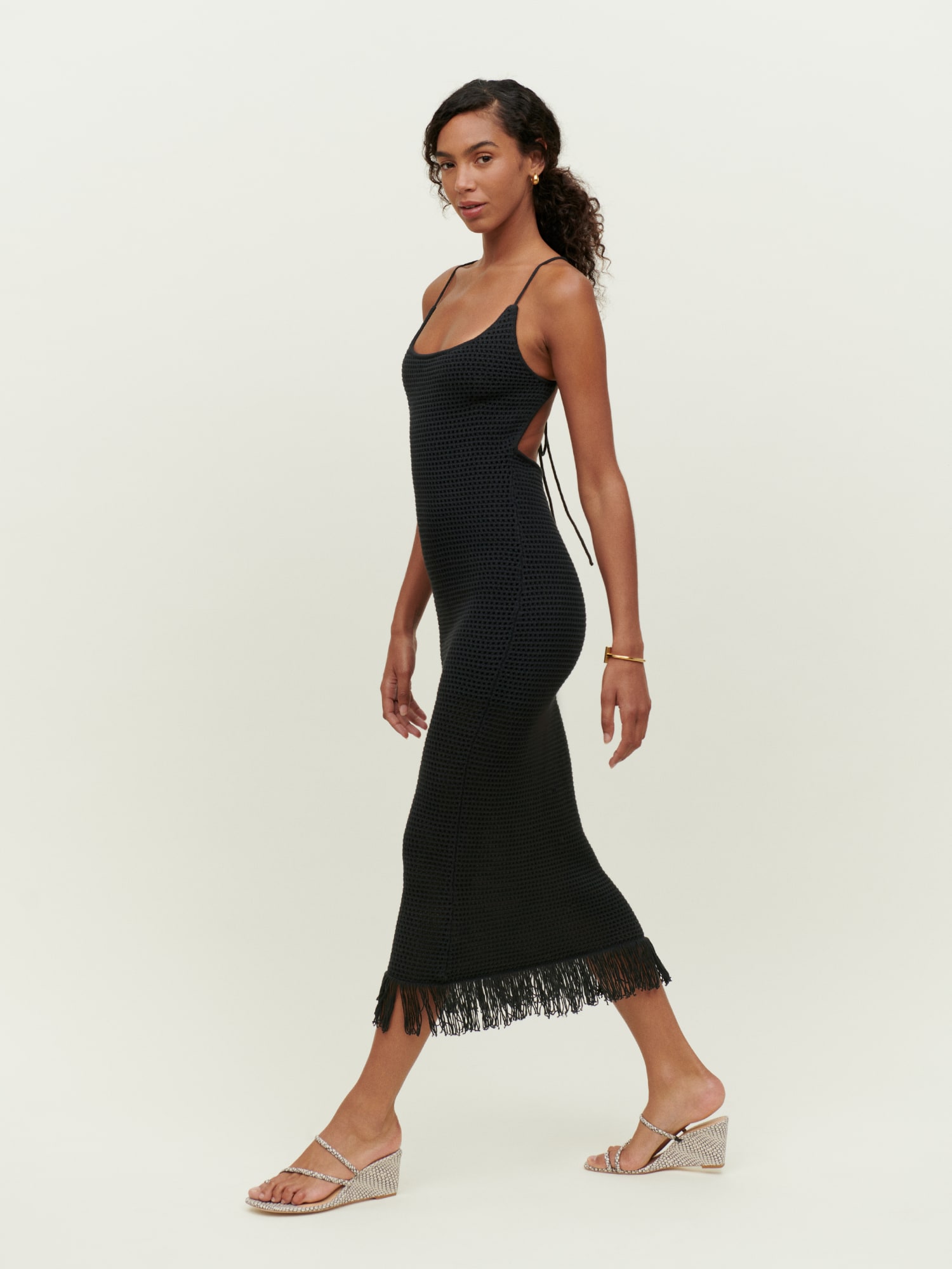 Reformation fringe sale dress