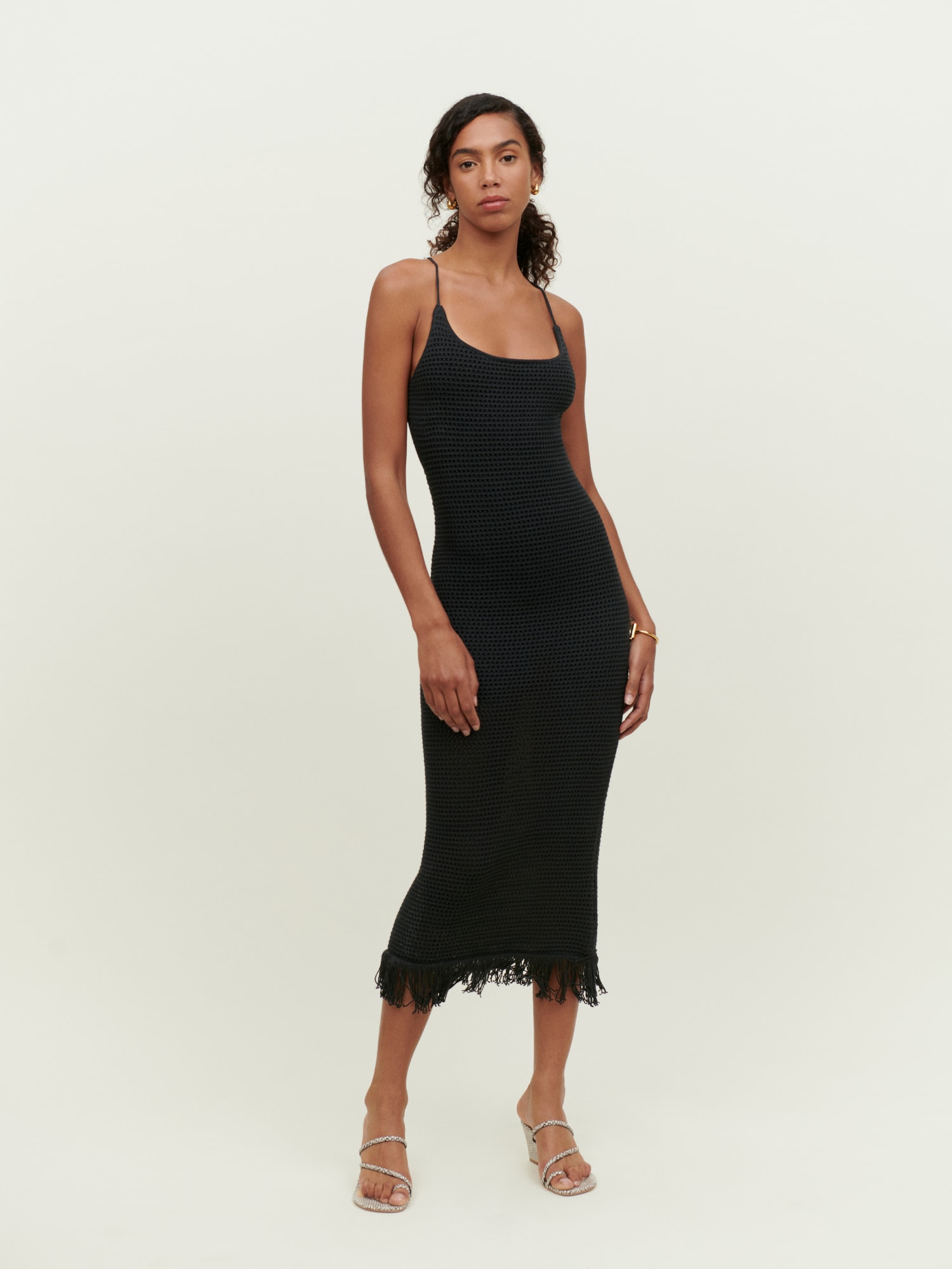Reformation fringe sale dress