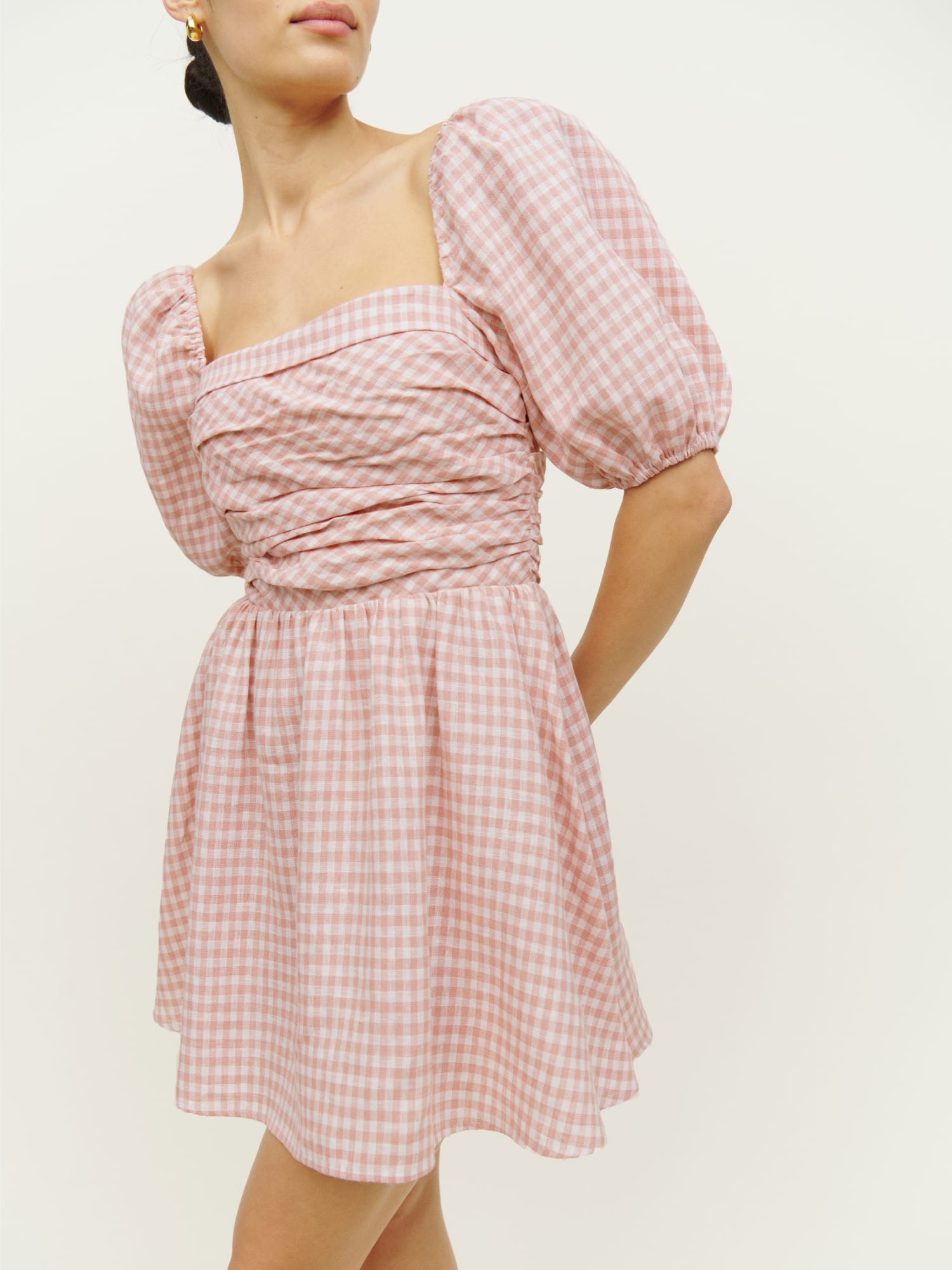 Reformation puff cheap sleeve dress
