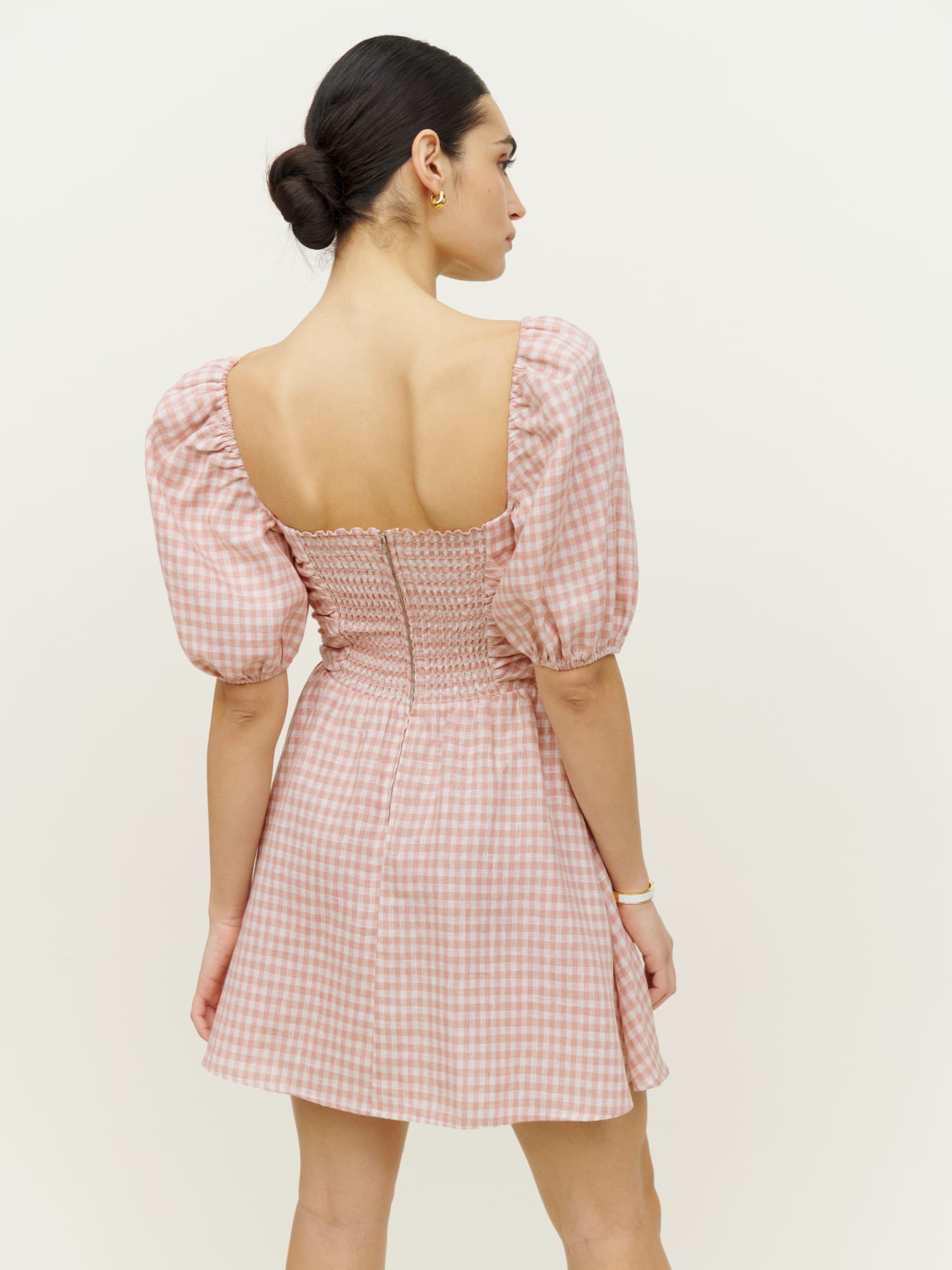 Zula Linen Dress - Short Sleeve Mini