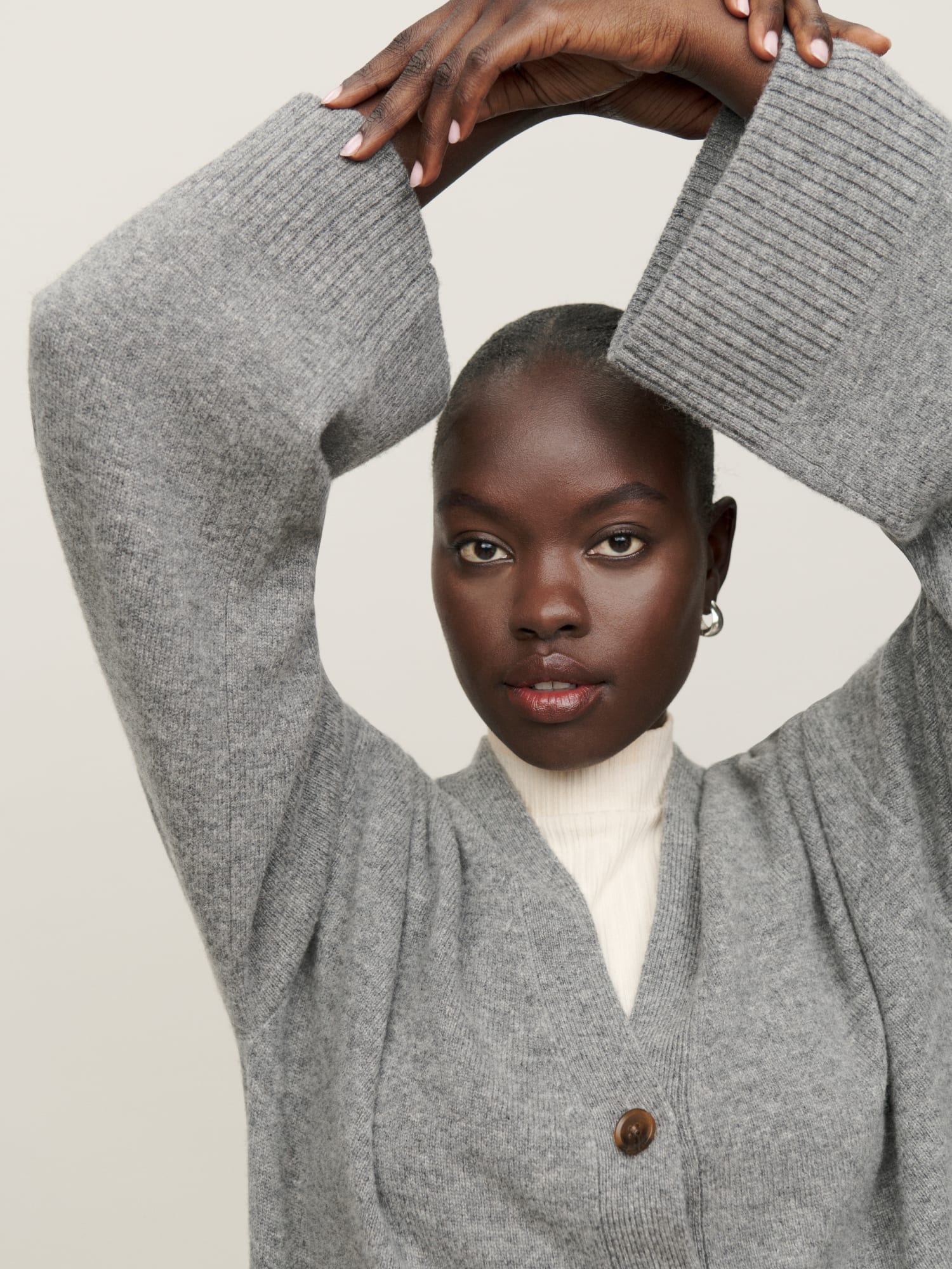 Grey sweater set store