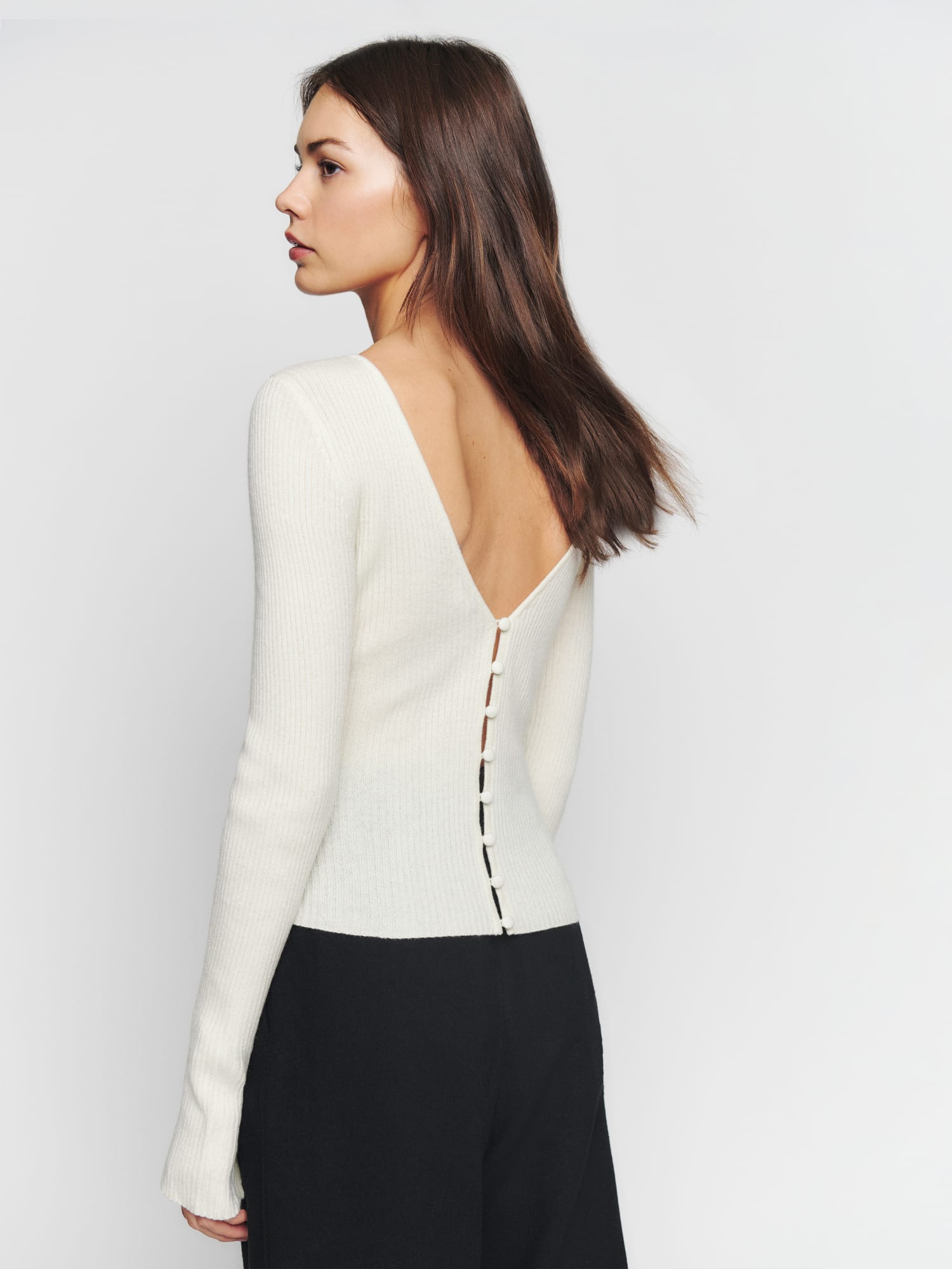 Womens open back sweater new arrivals