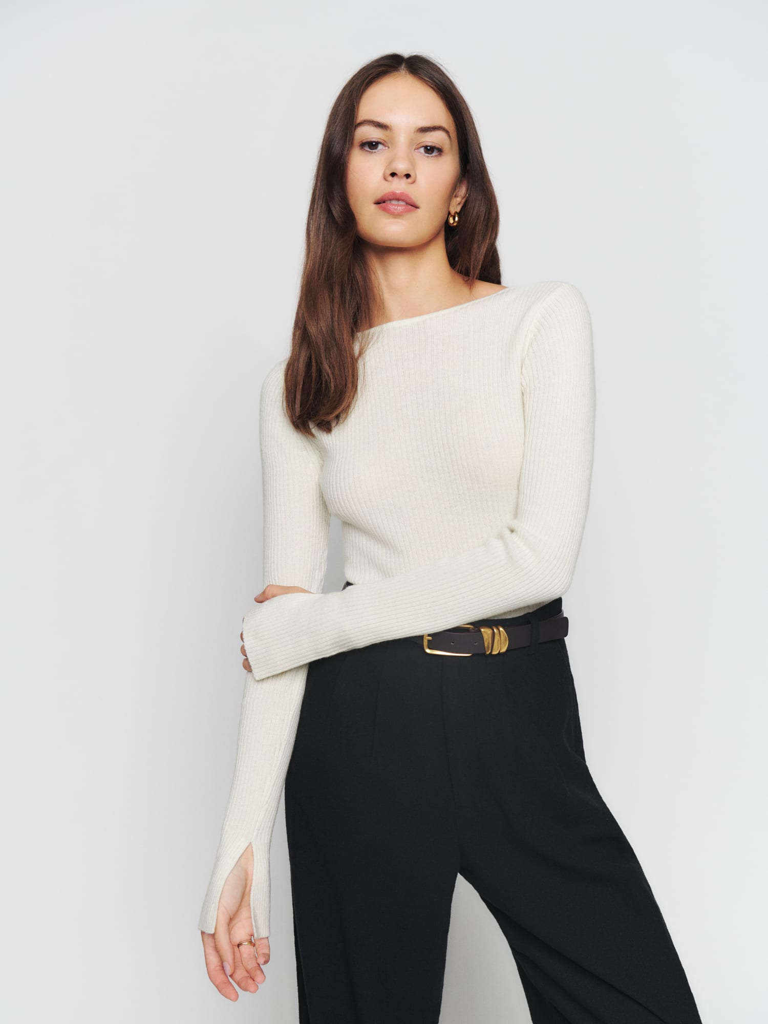Porta Cashmere Open Back Sweater - Sustainable Sweaters | Reformation