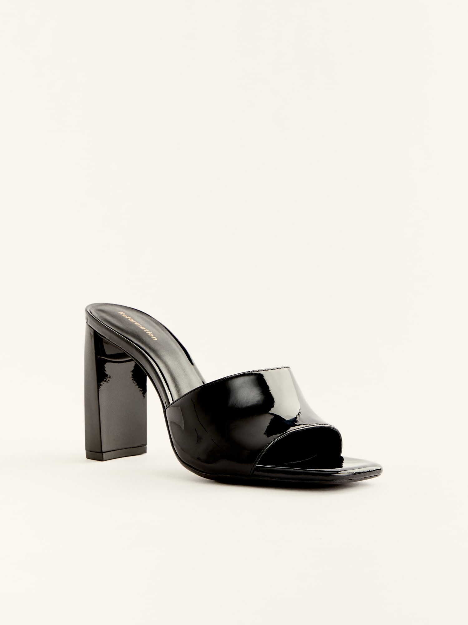 Ladies block heel mules online