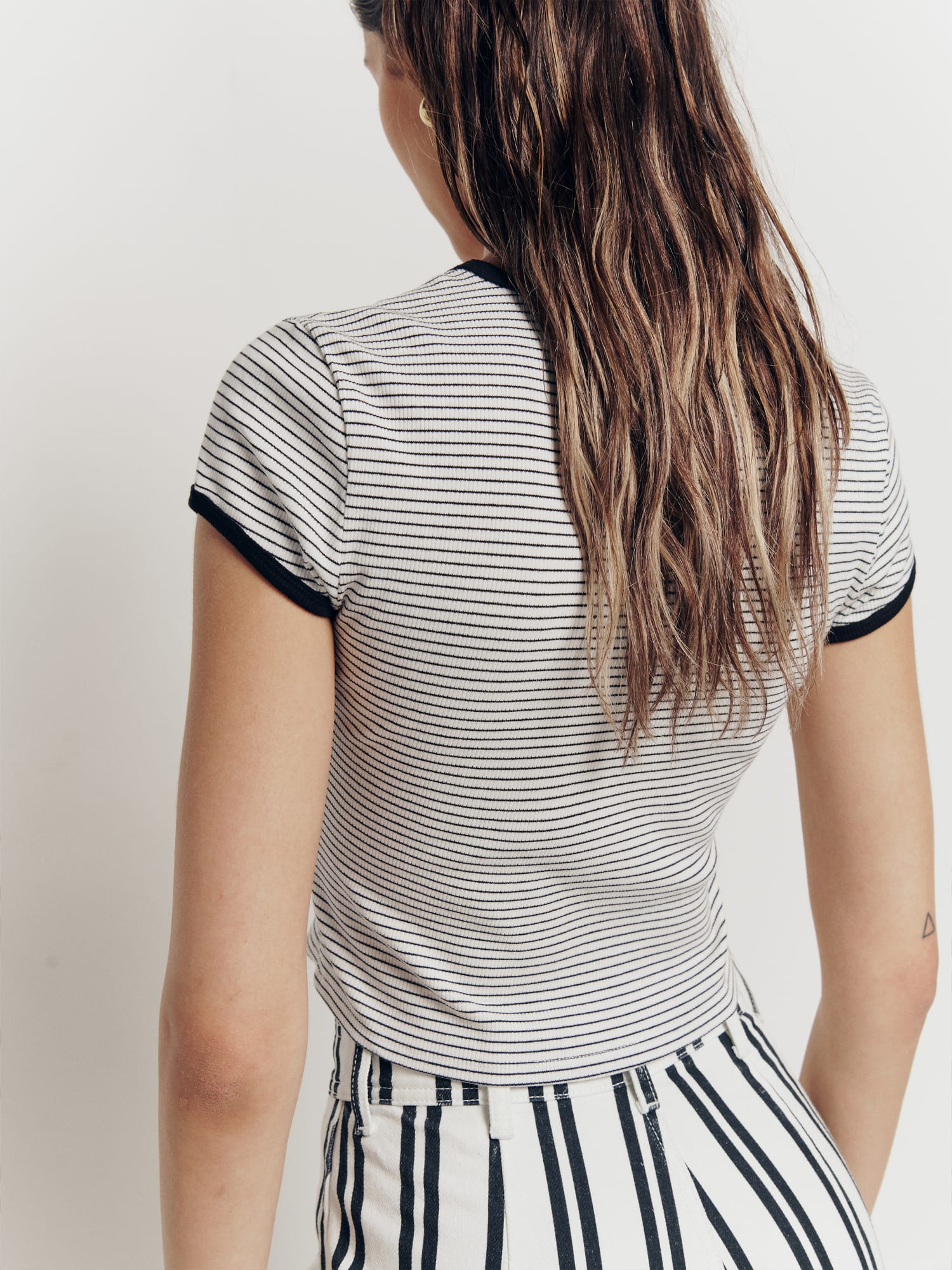 Reformation + Muse Pointelle Tee