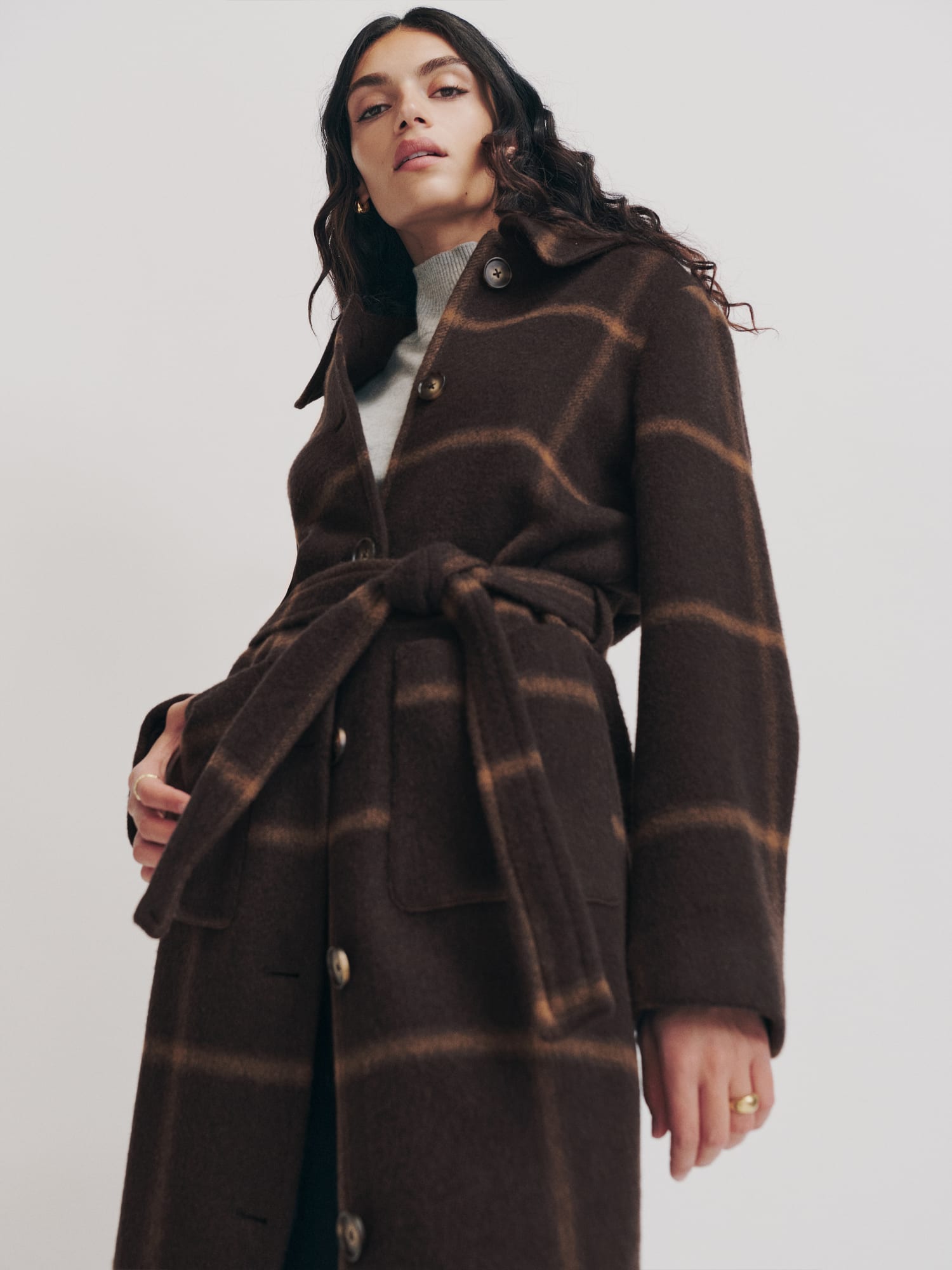 Reformation wool coat deals