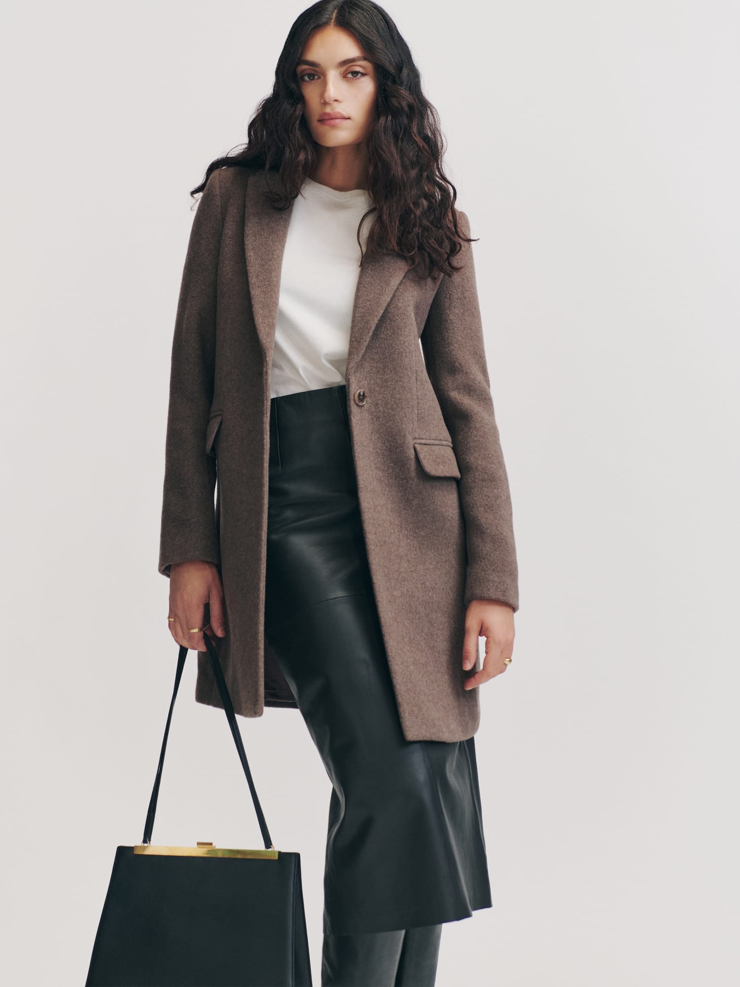 Reformation wool coat discount