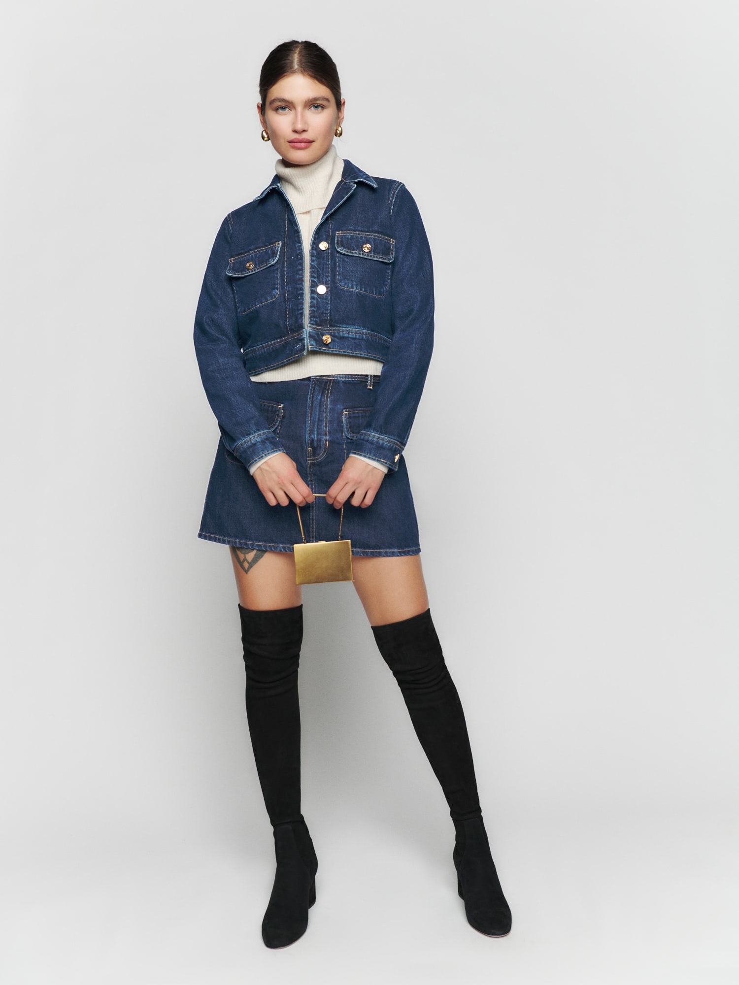 Reformation store denim jacket