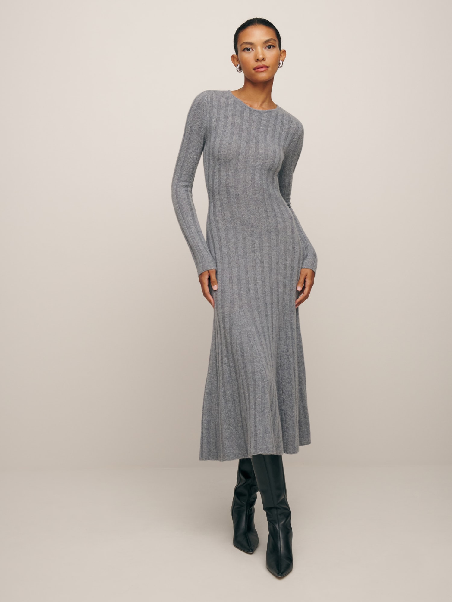 Reformation cheap grey dress