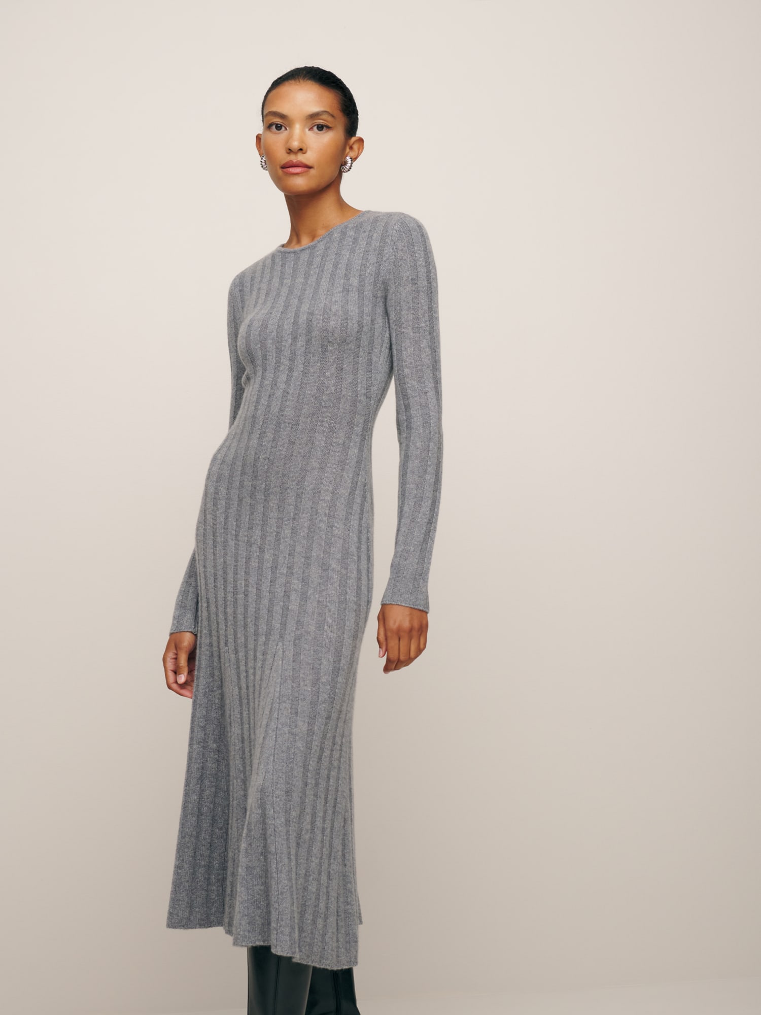 Long dress and sweater cheap