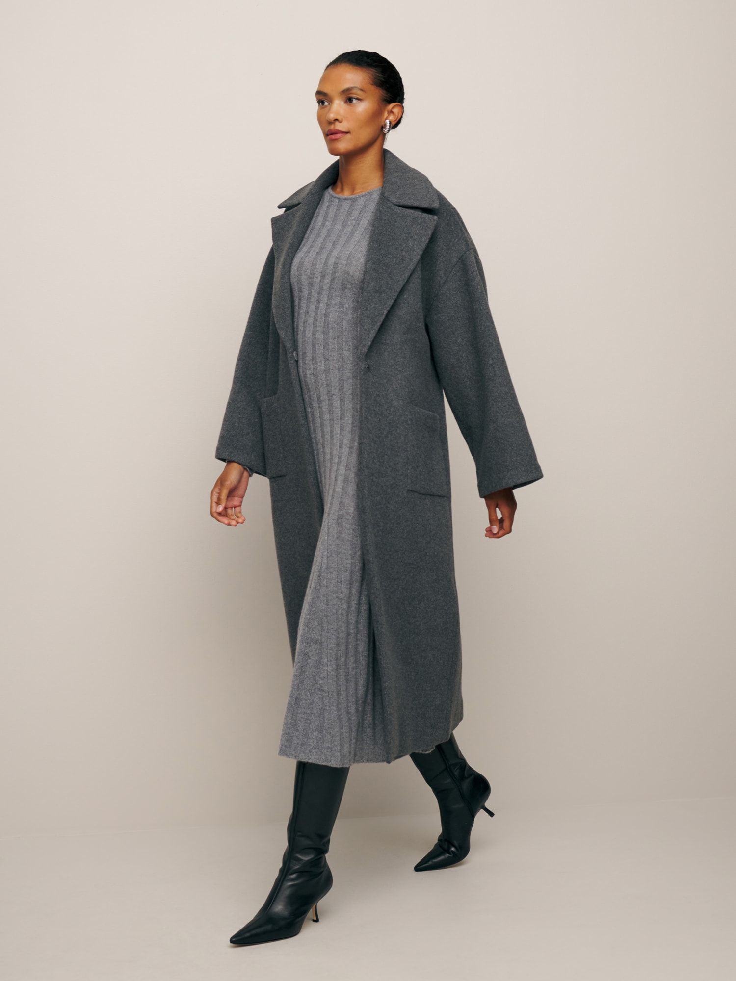 Reformation grey best sale dress