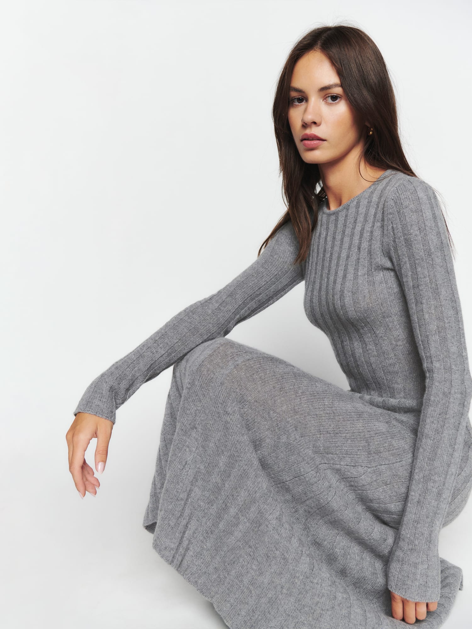 Evan Cashmere Sweater Dress - Sustainable Sweaters