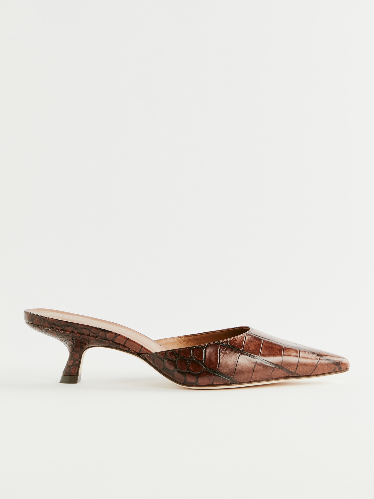 Montauk Kitten Heel Mule