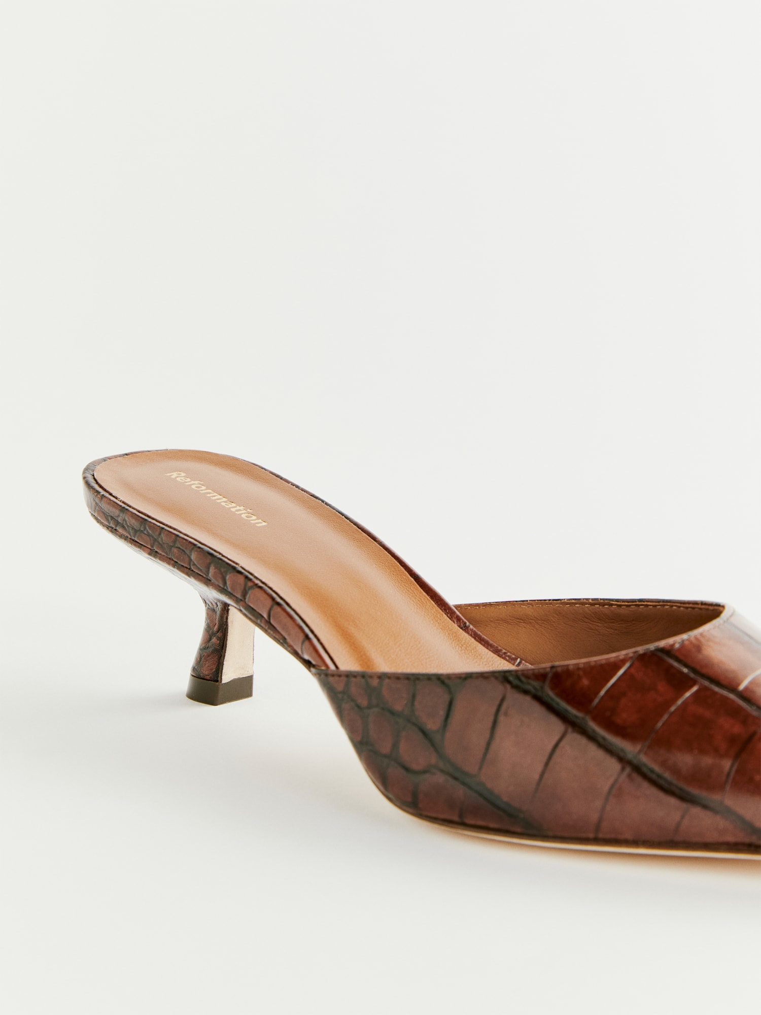 Montauk Kitten Heel Mule