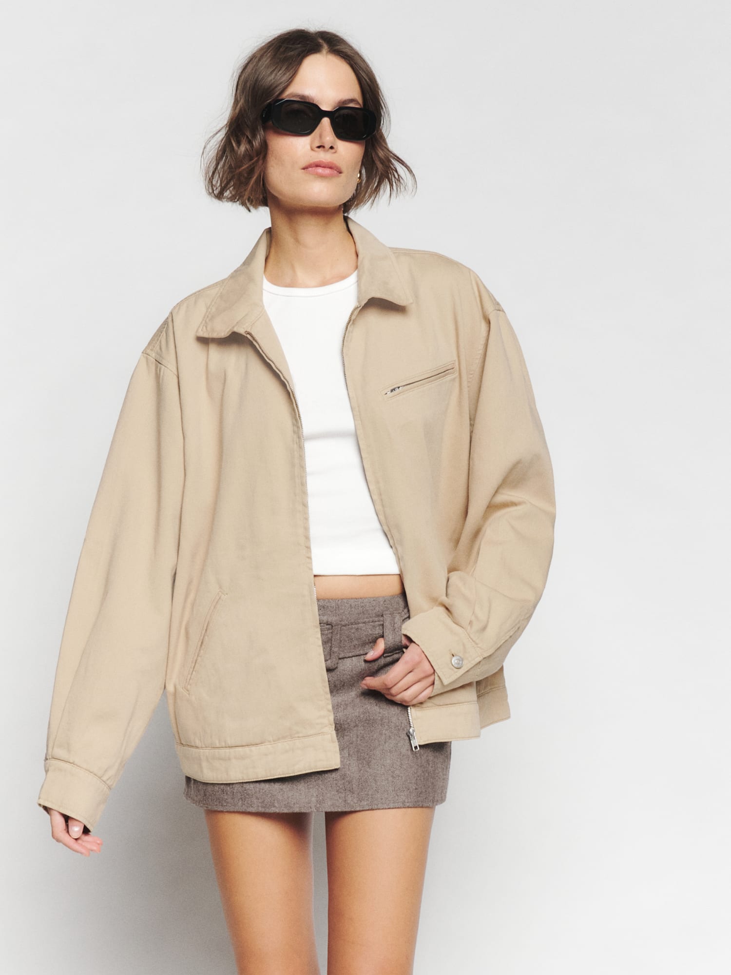 Adjustable Detail Bomber Jacket - Women - Ready-to-Wear