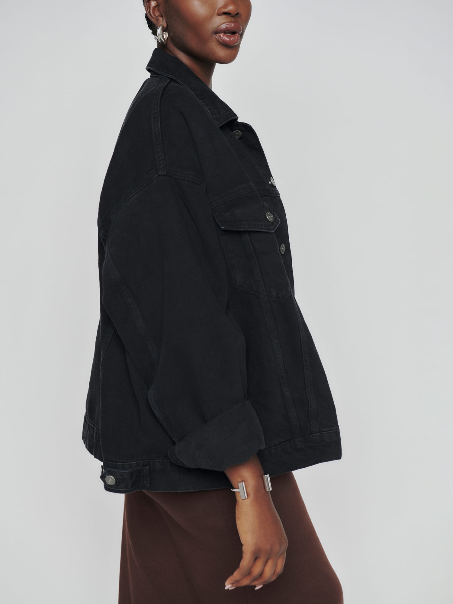 Reformation denim jacket hotsell