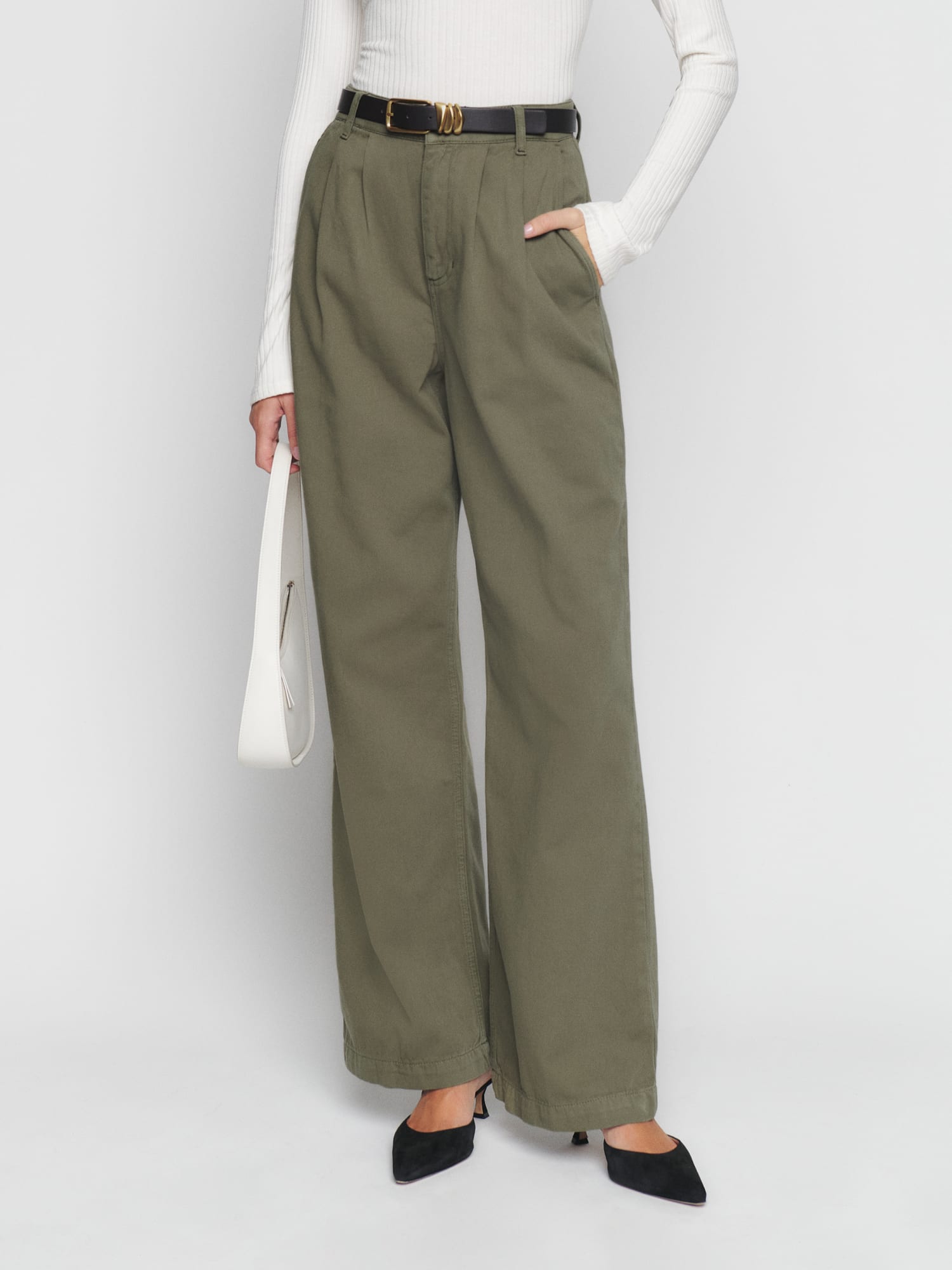 Argue SOFT PLIABLE LINEN TWILL MOV PANT - カジュアルパンツ