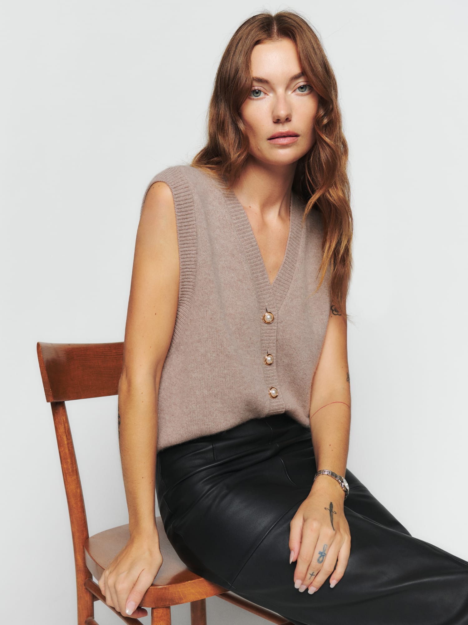 Cashmere sweater vest online