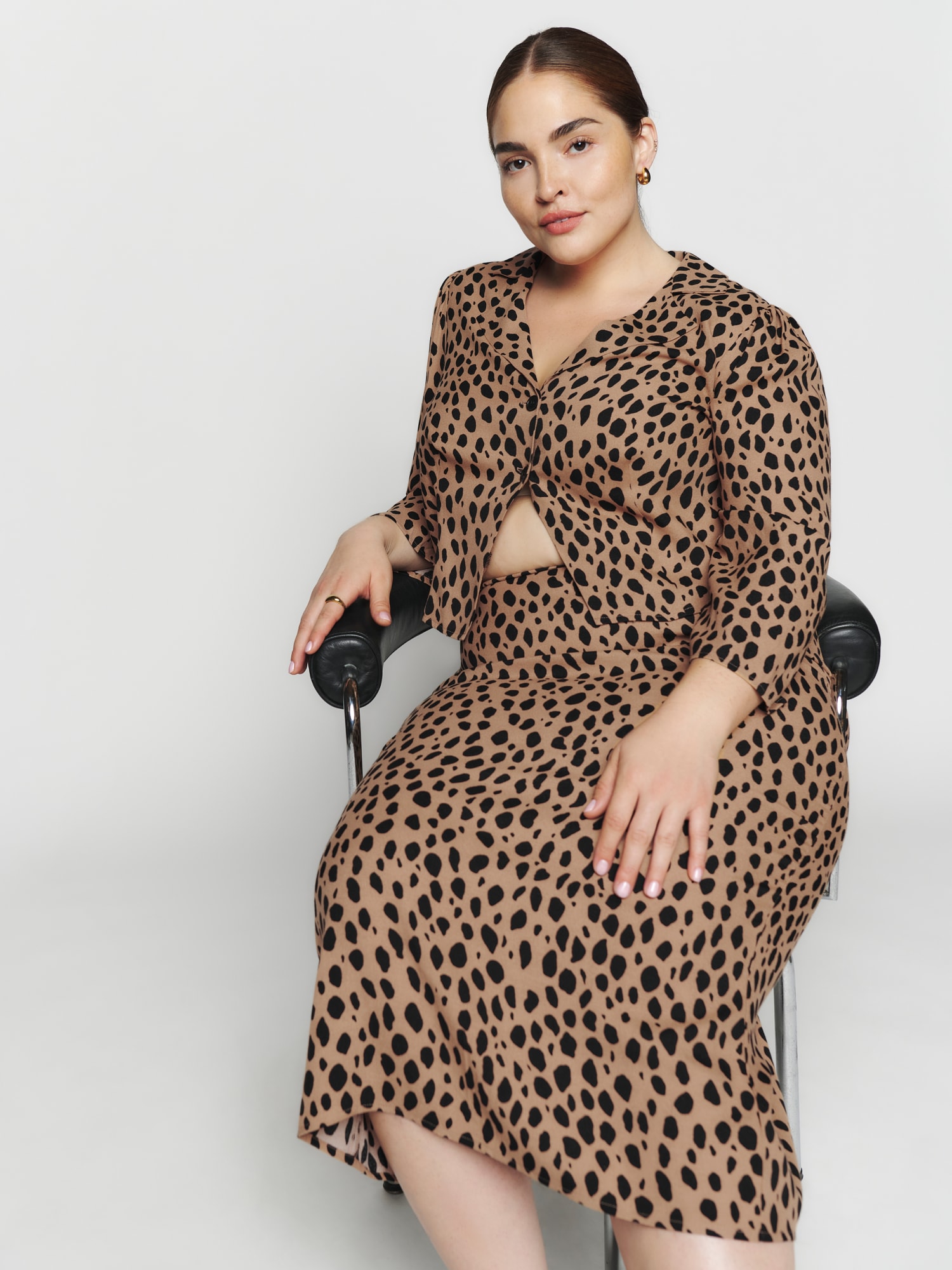 Sera Two Piece Es Long Sleeve Midi Reformation