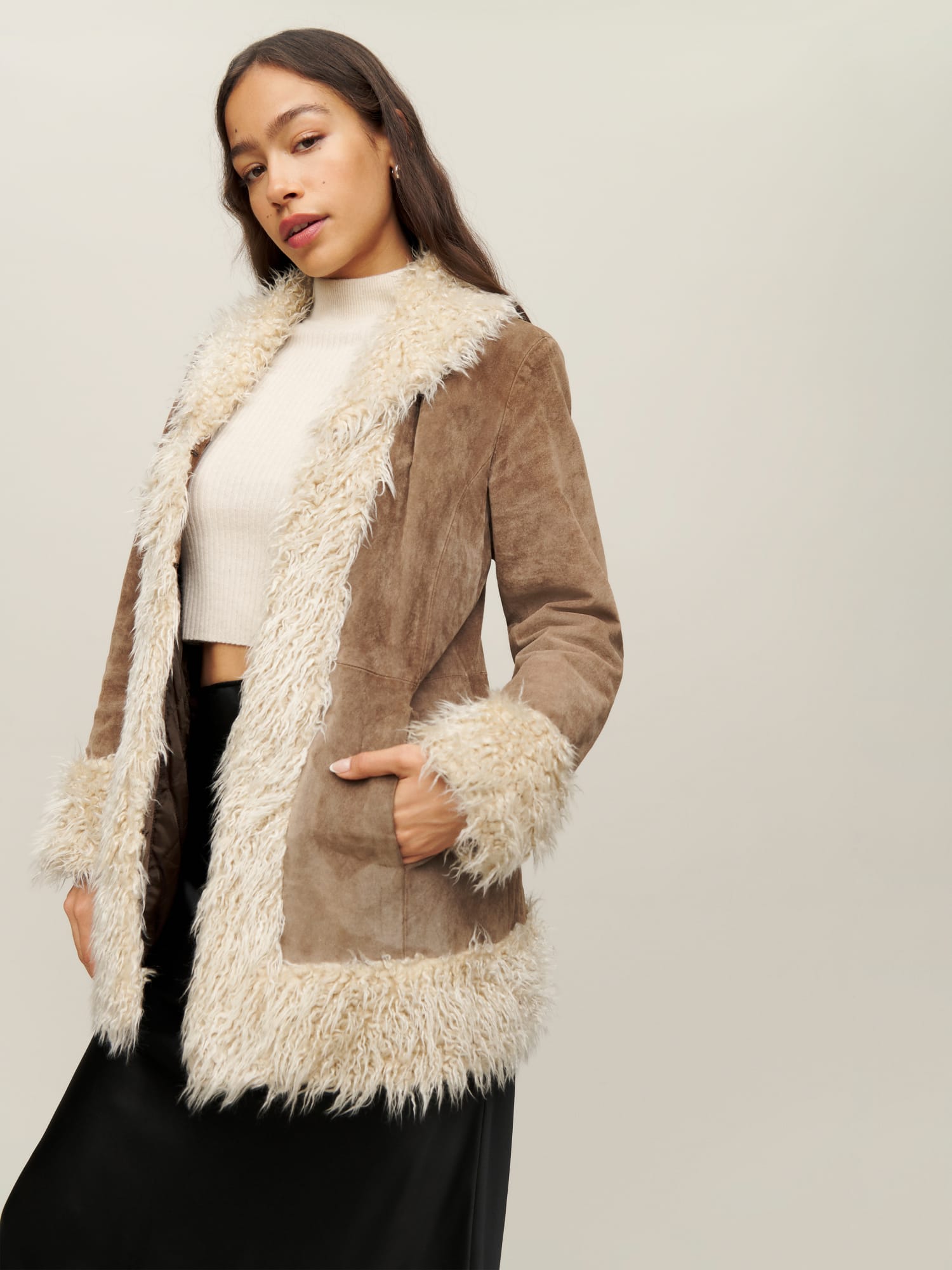 Reformation sales fur coat