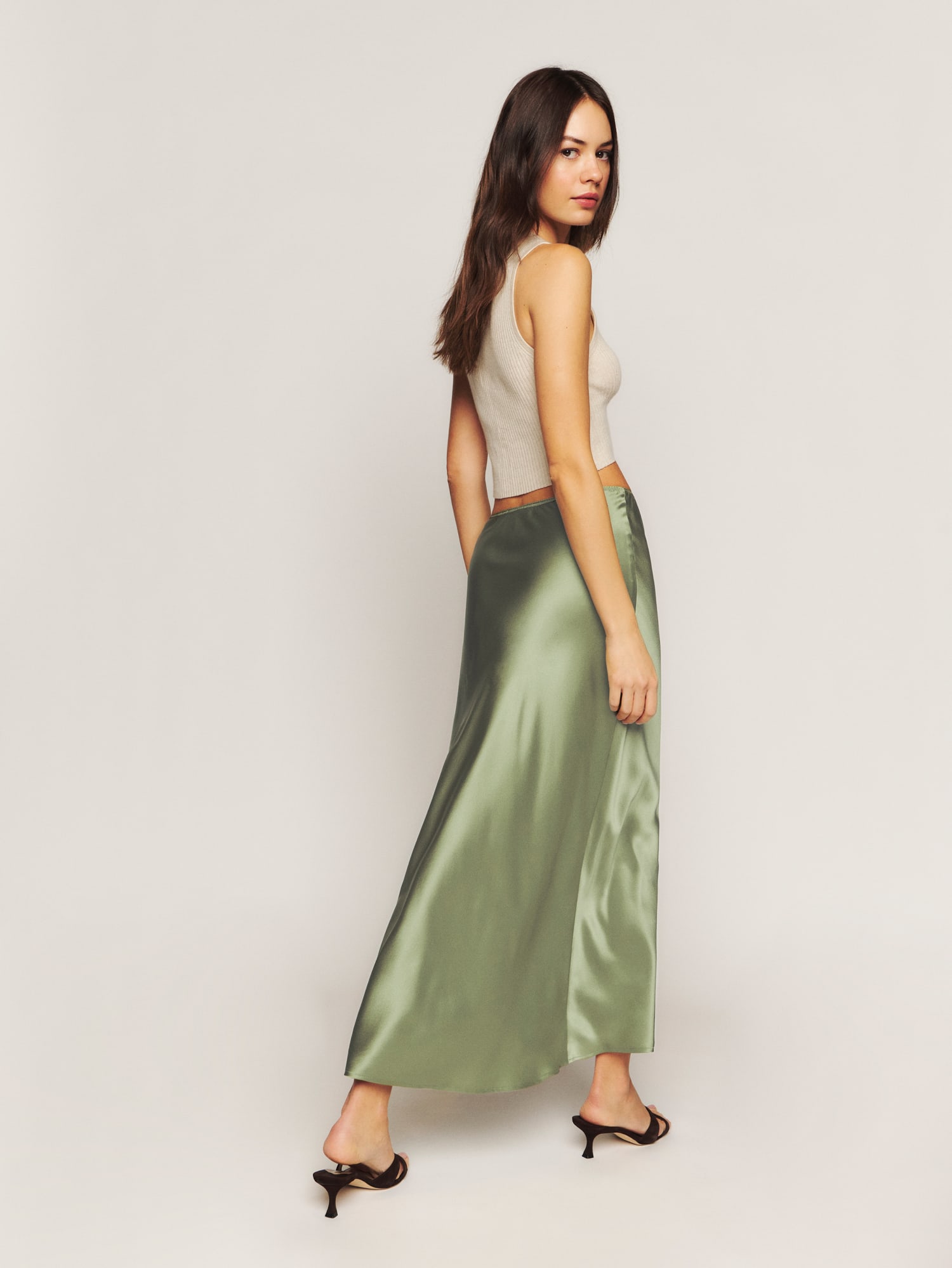 Petite on sale silk skirts