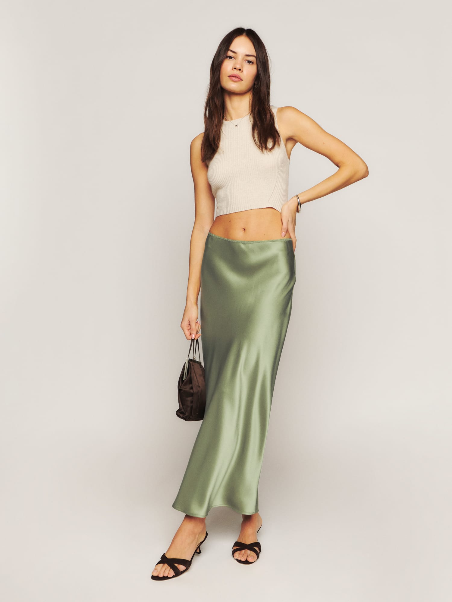 Petite new arrivals silk skirts