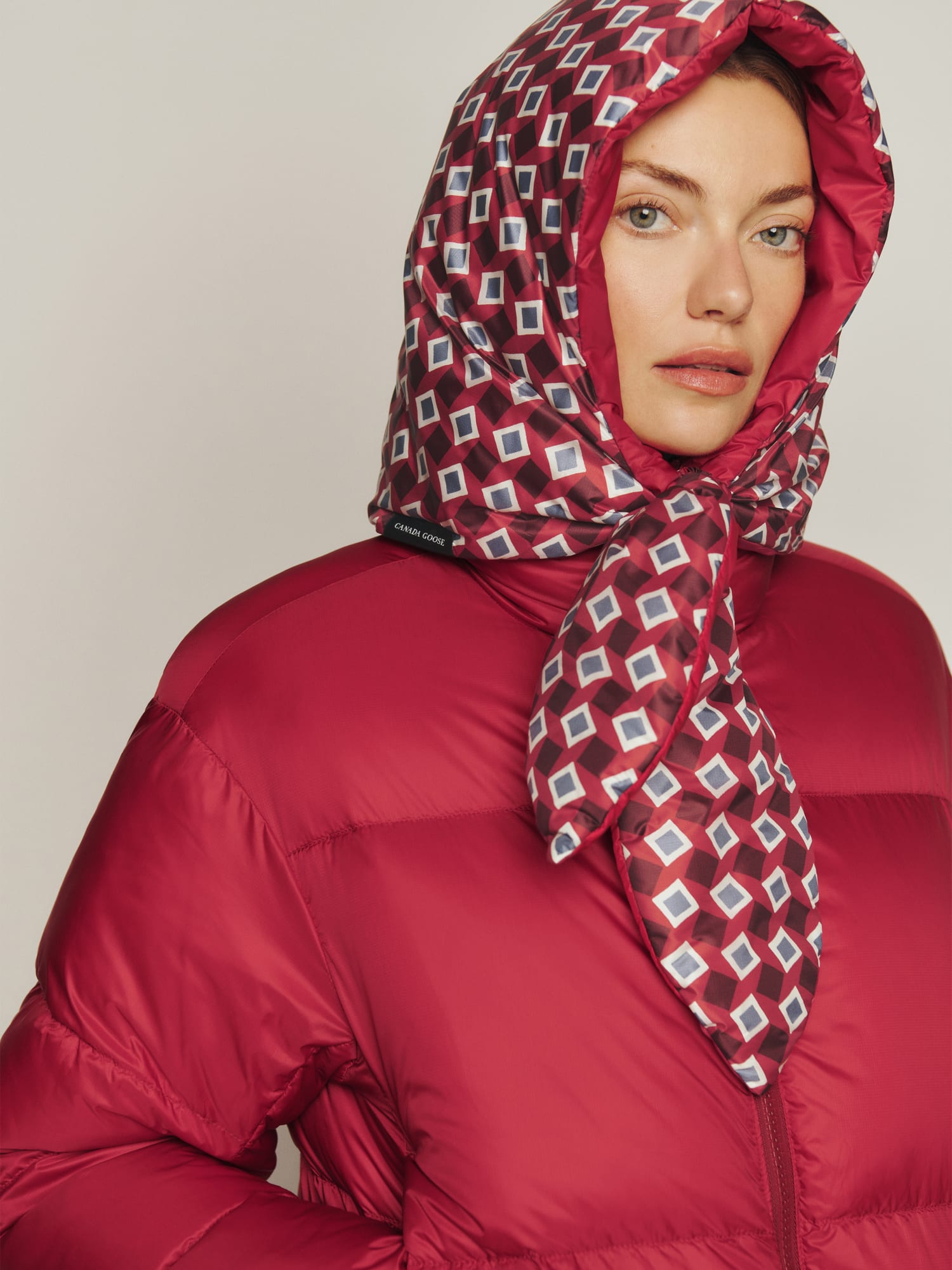 Canada Goose x Reformation Olivia Head Scarf