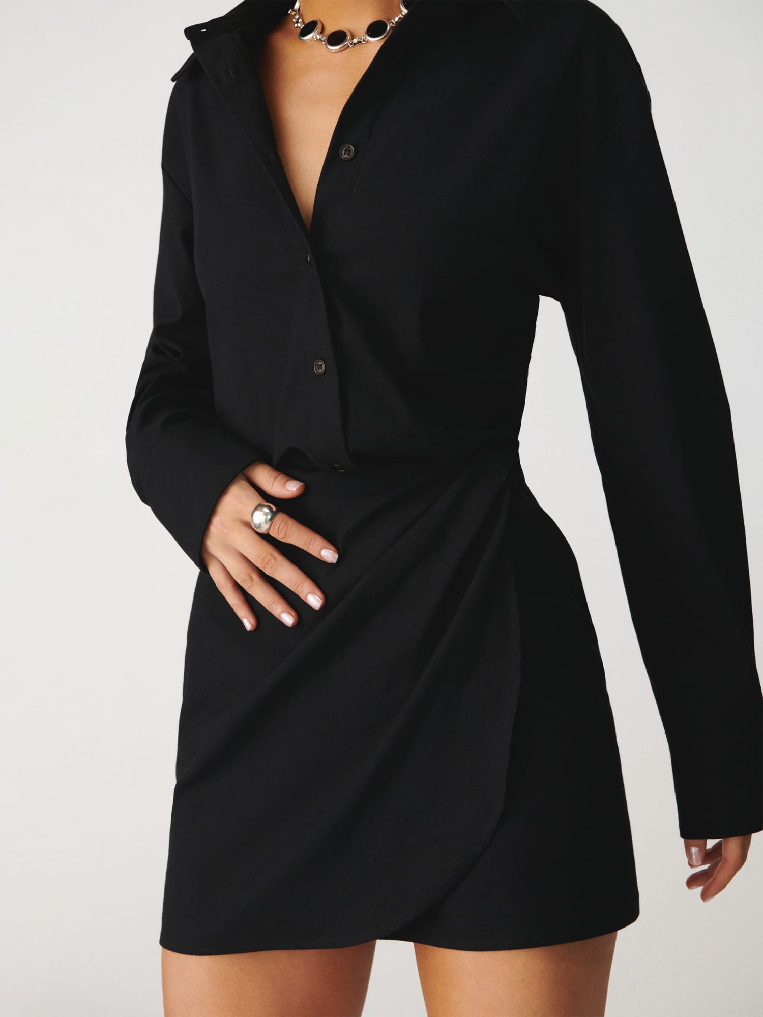 Reformation shirt clearance dress