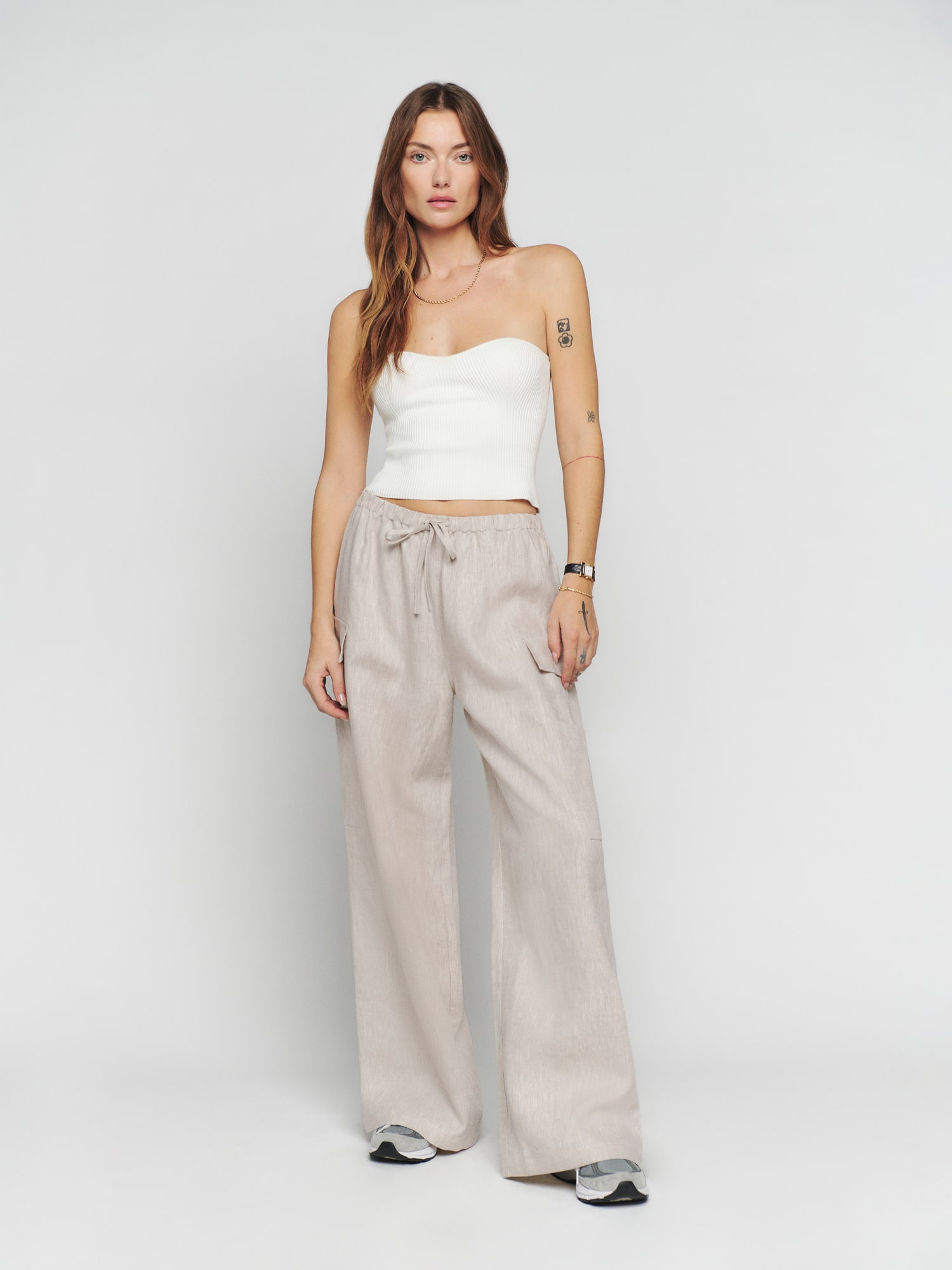 Reformation linen pants outlet