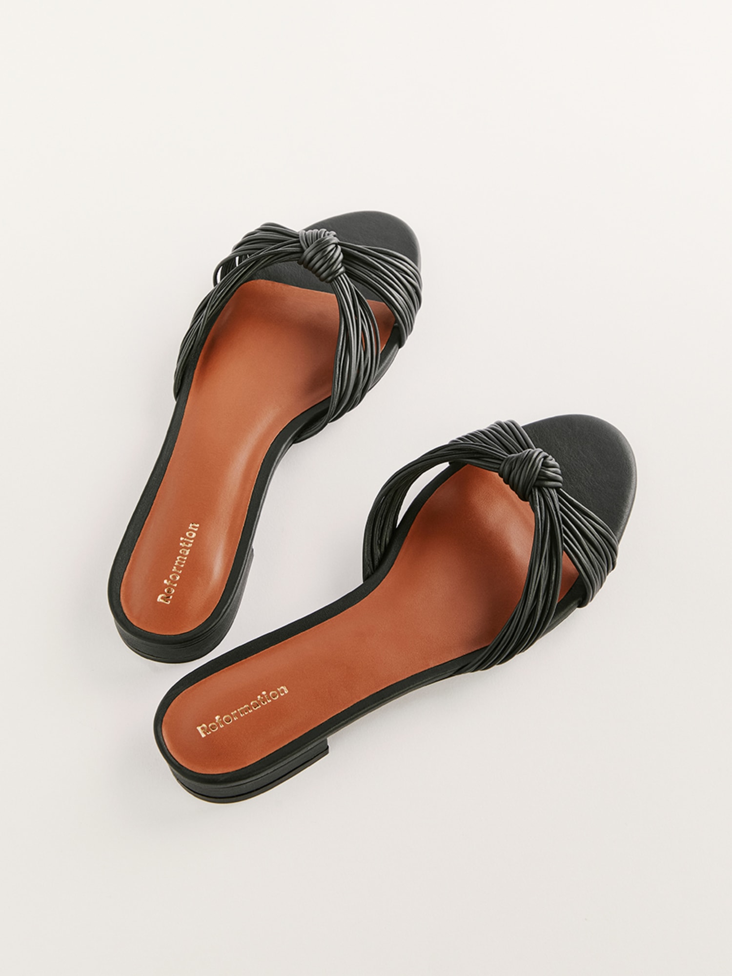 Mango knot flat sandal store