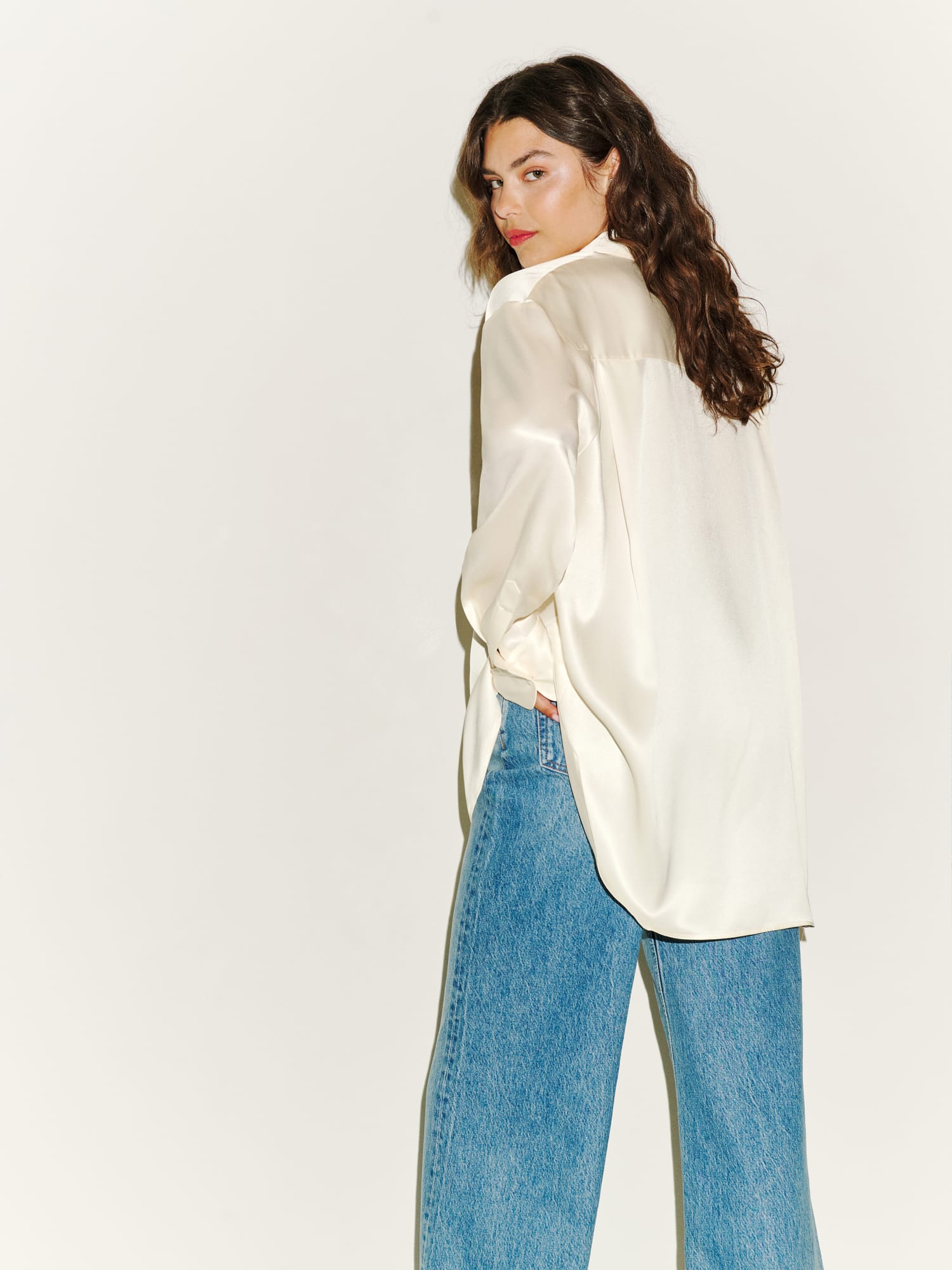 Will Oversized Satin Shirt