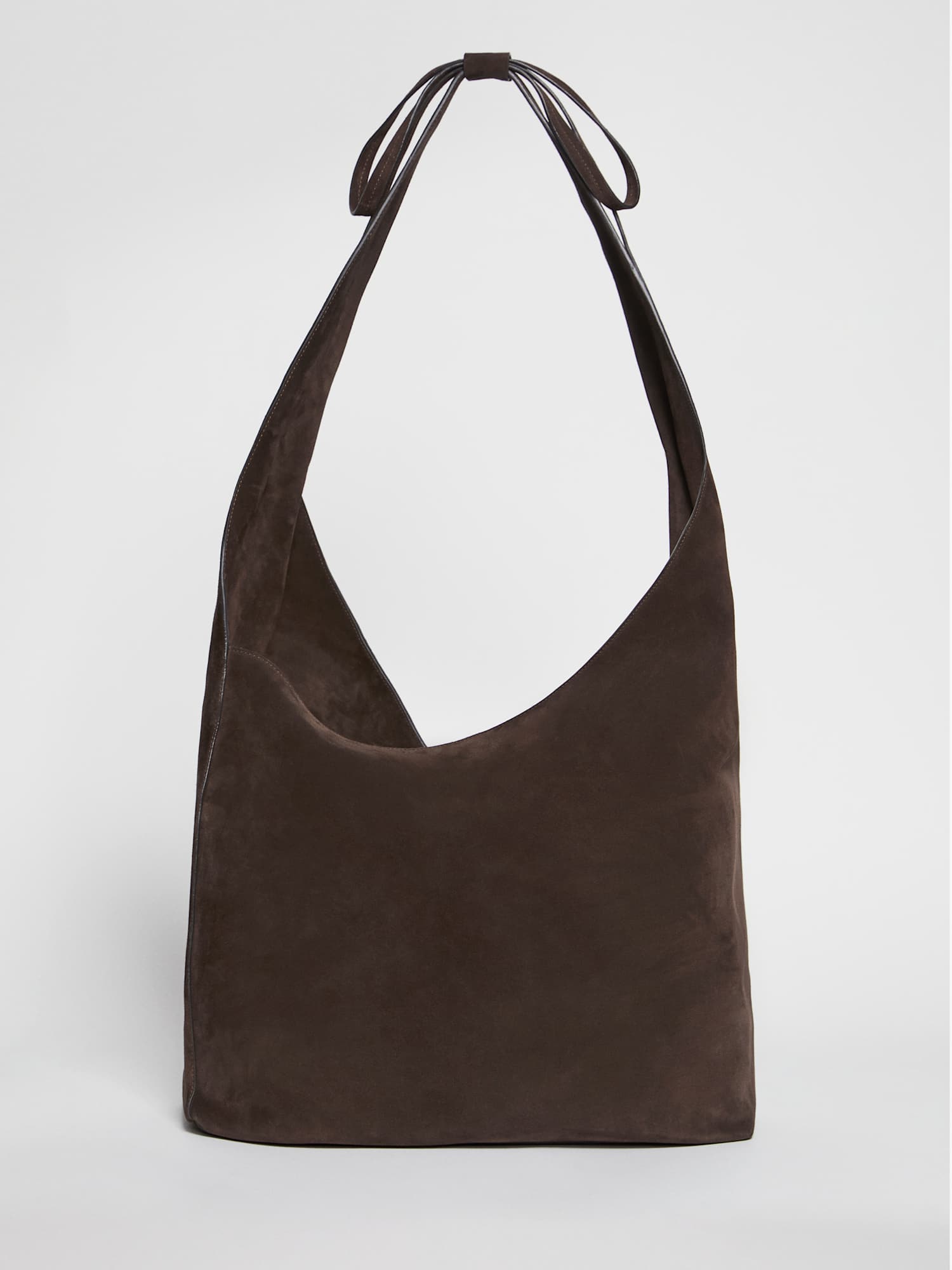 Oversized Suede Hobo Shoulder Bag