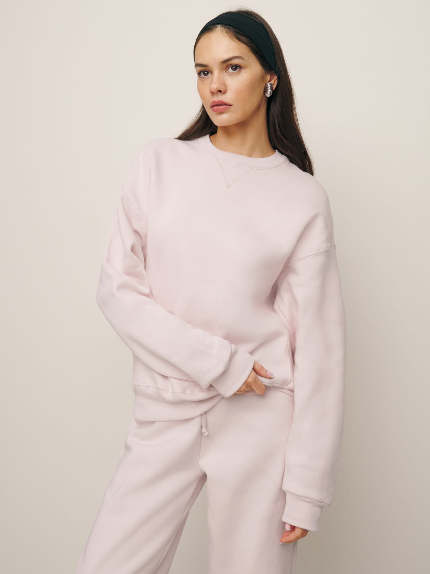 Reformation Vintage Crewneck Sweatshirt - Pink