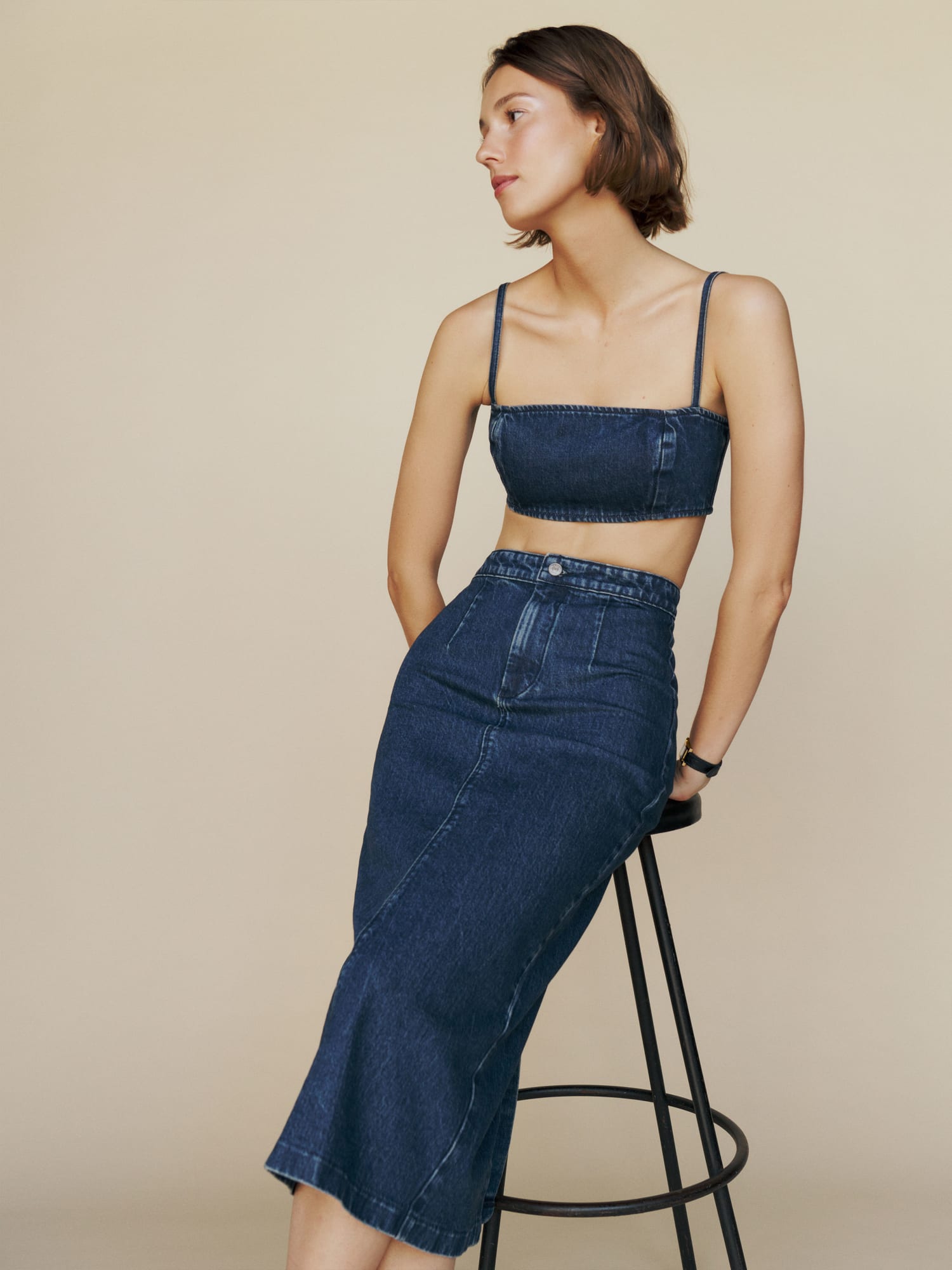Denim 2 piece outfit 2025