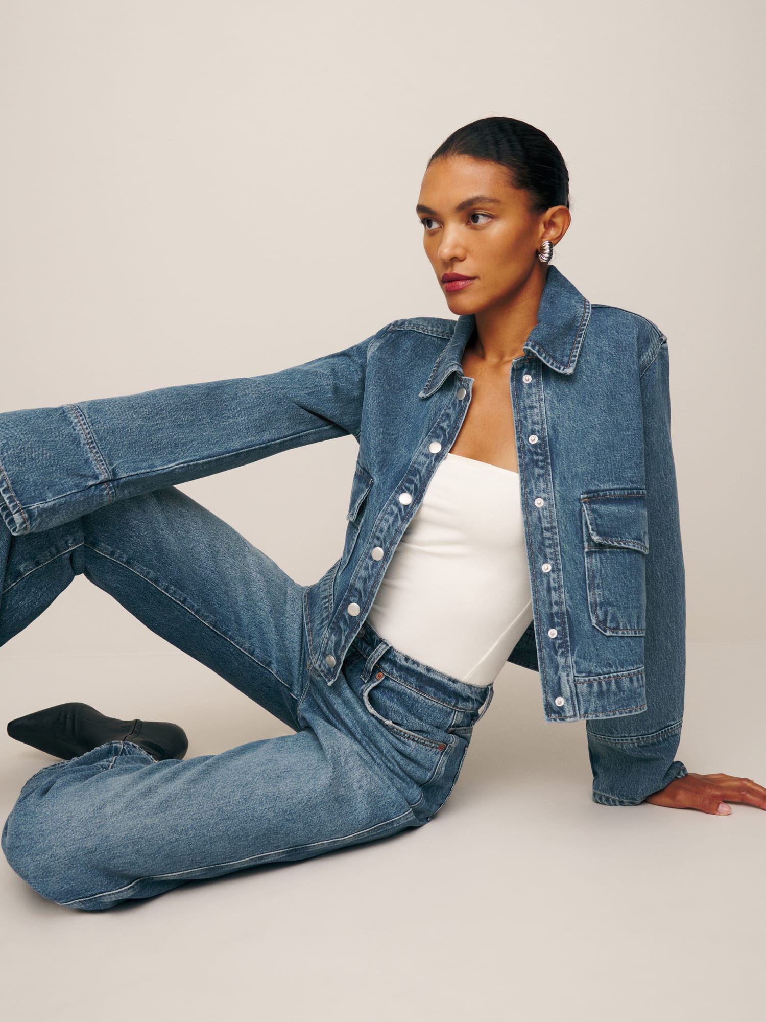 Michele Flight Denim Jacket