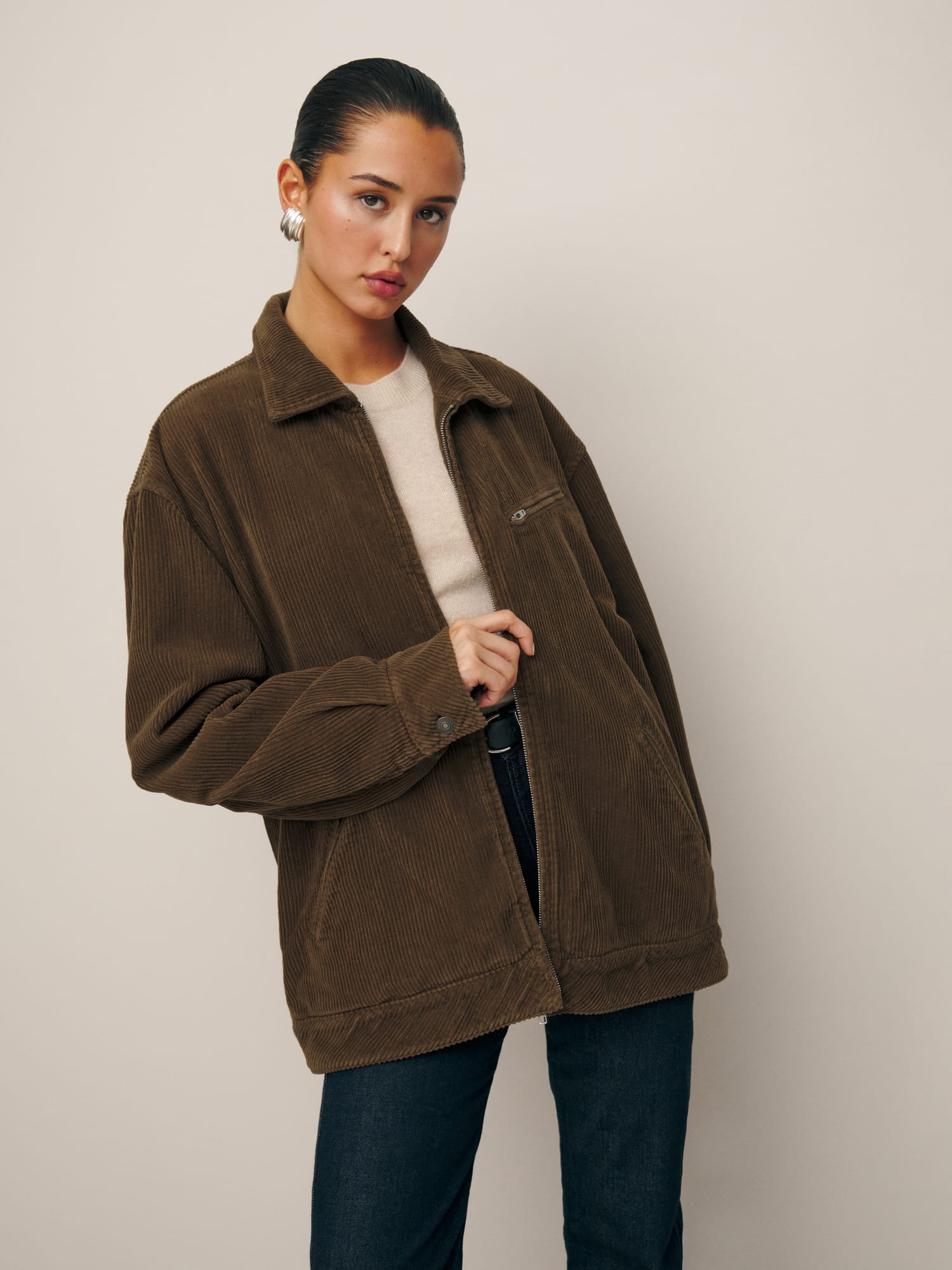 Reformation jacket top