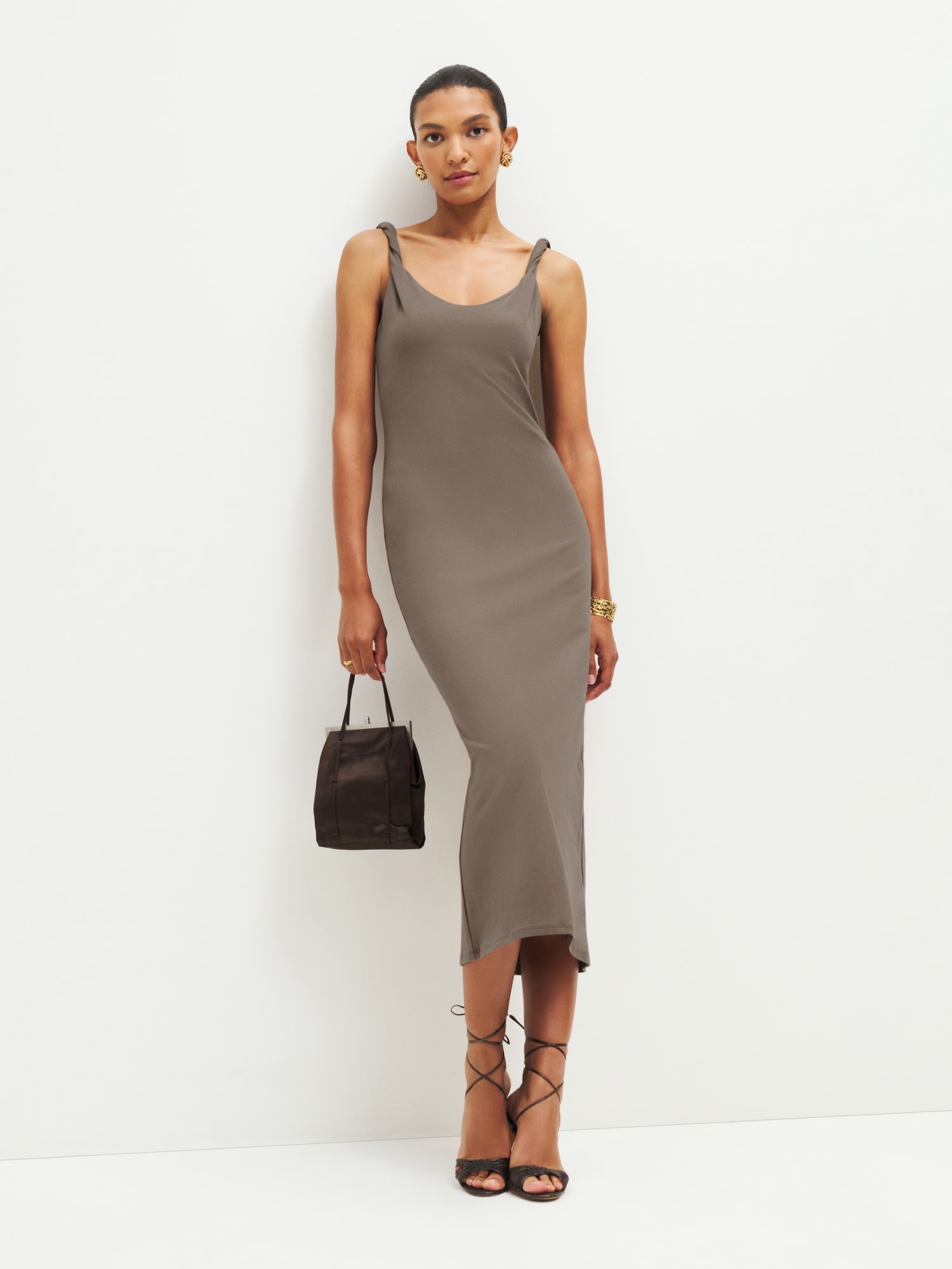 Reformation grey dress sales