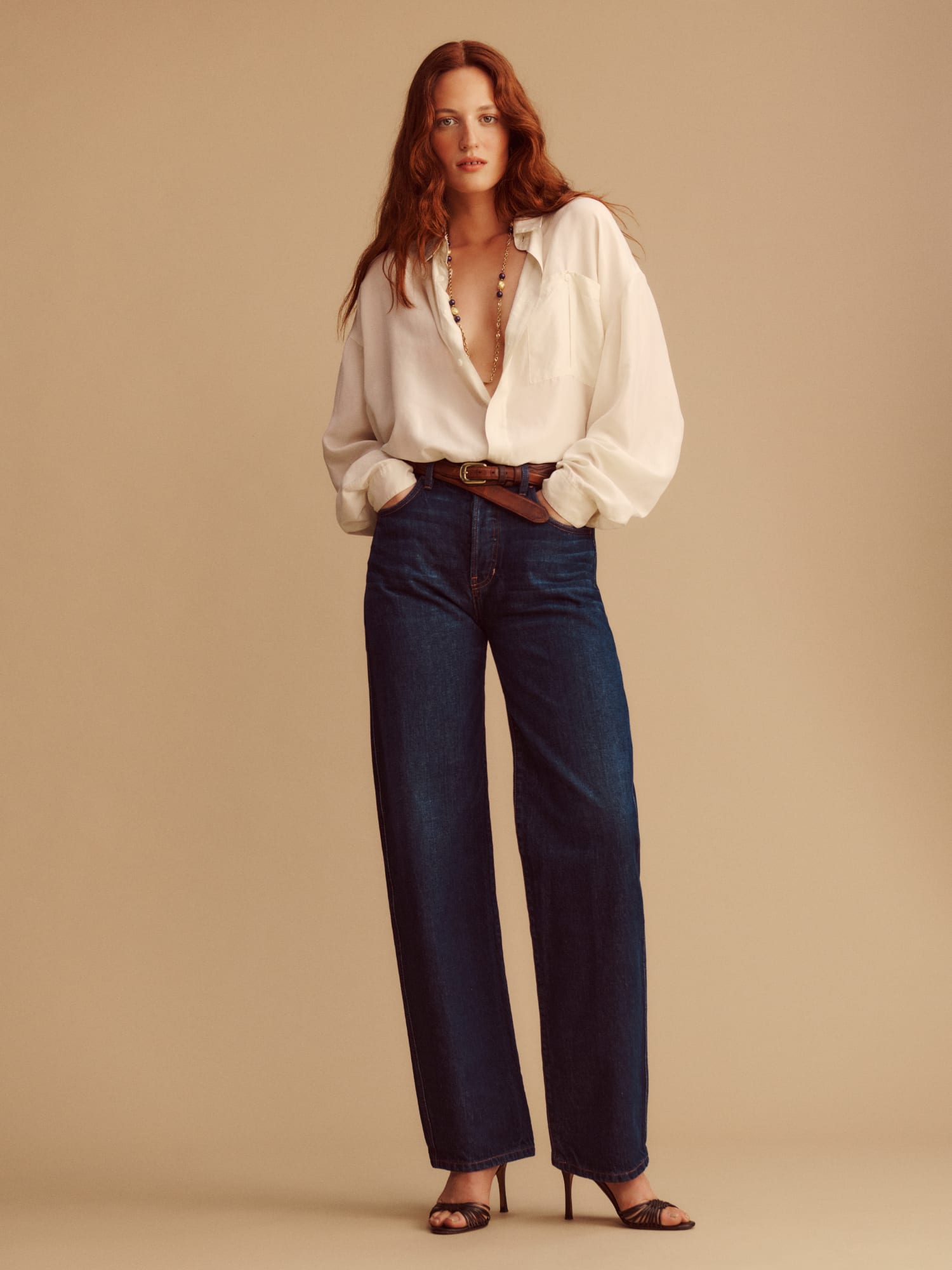 Magnolia Rise Bow Jeans - Sustainable Denim | Reformation
