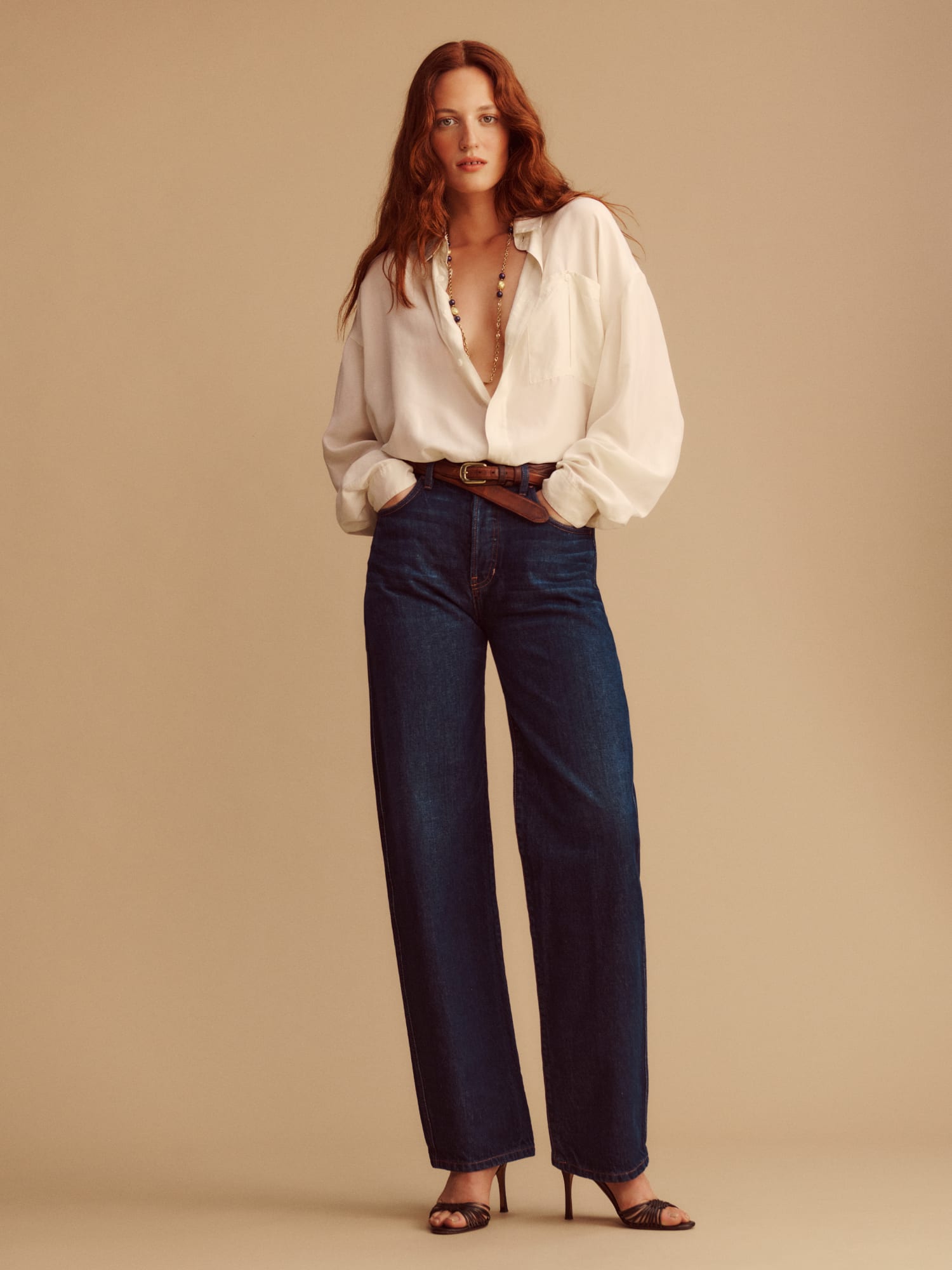 Magnolia Mid Rise Bow Jeans