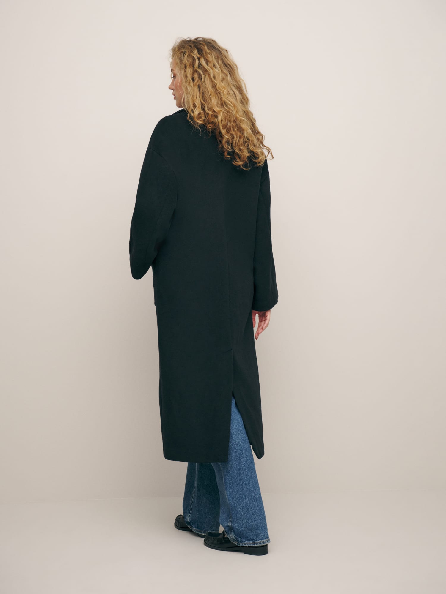Reformation wool coat top