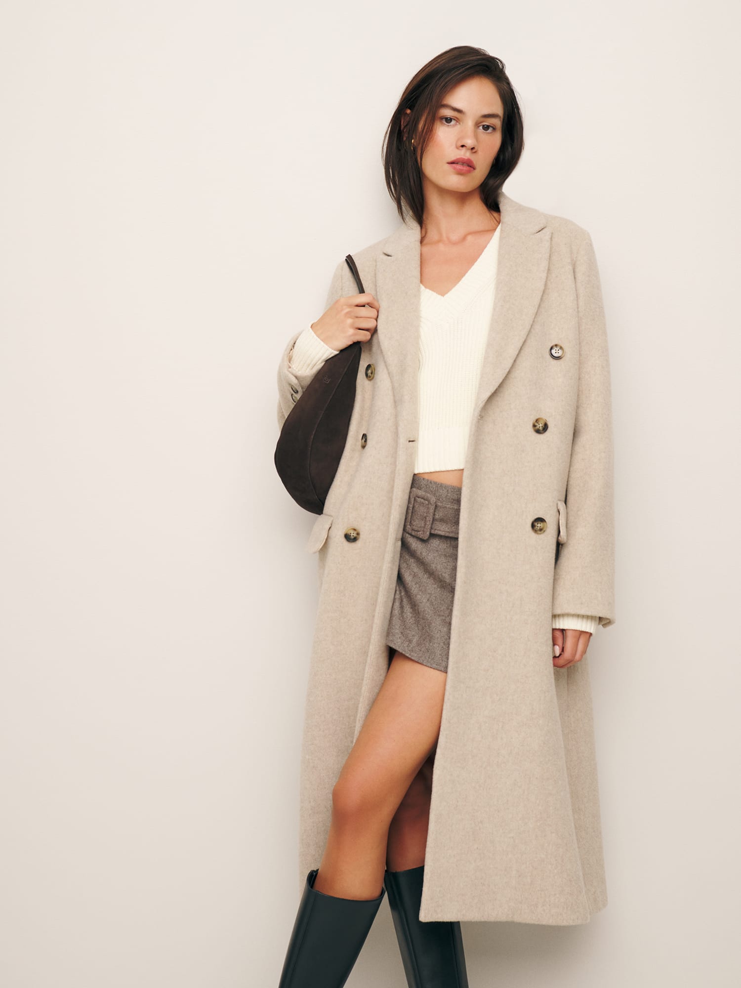 Reformation wool coat store