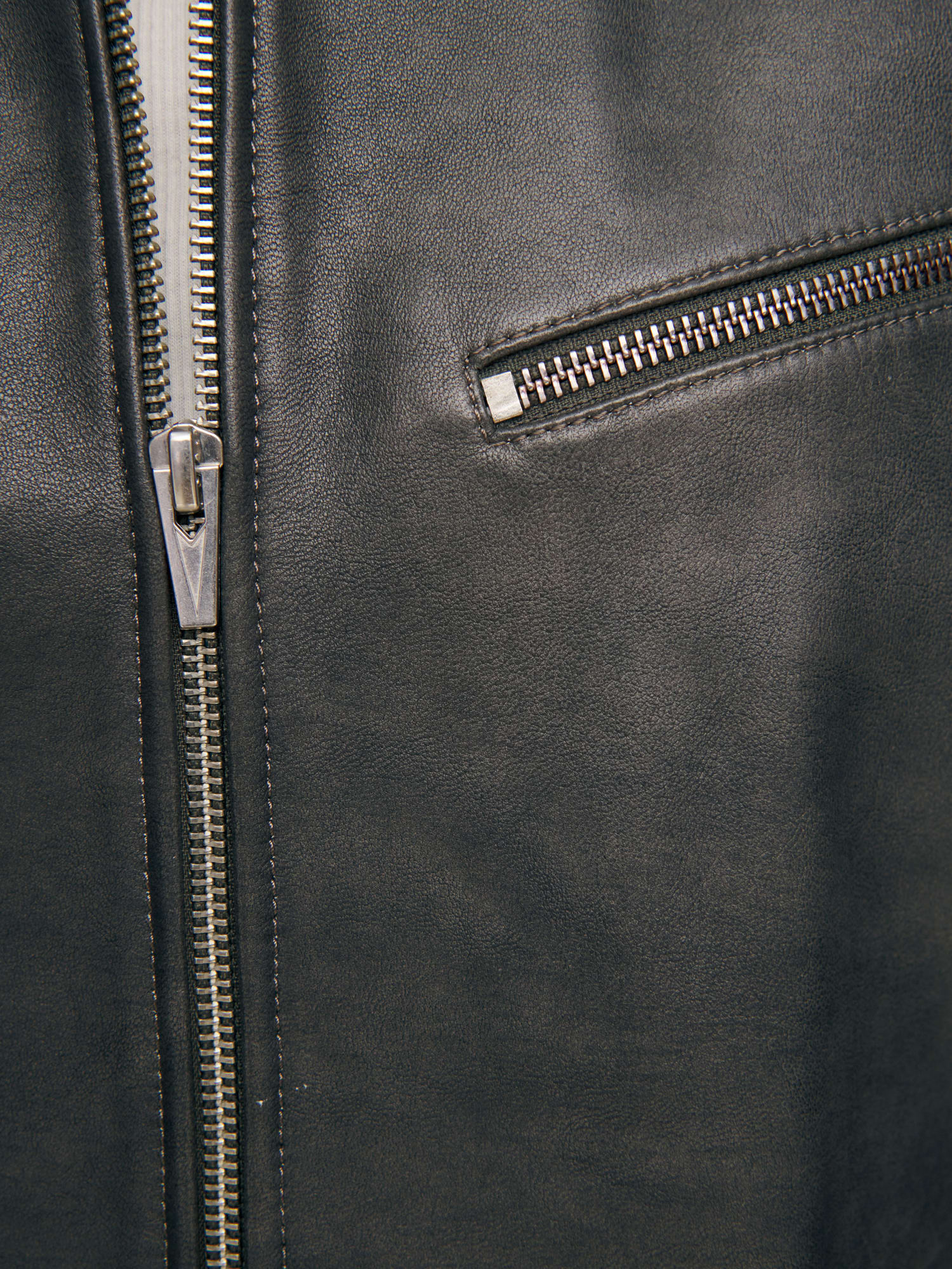 Veda Marco Leather Oversized Bomber - Long Sleeve | Reformation