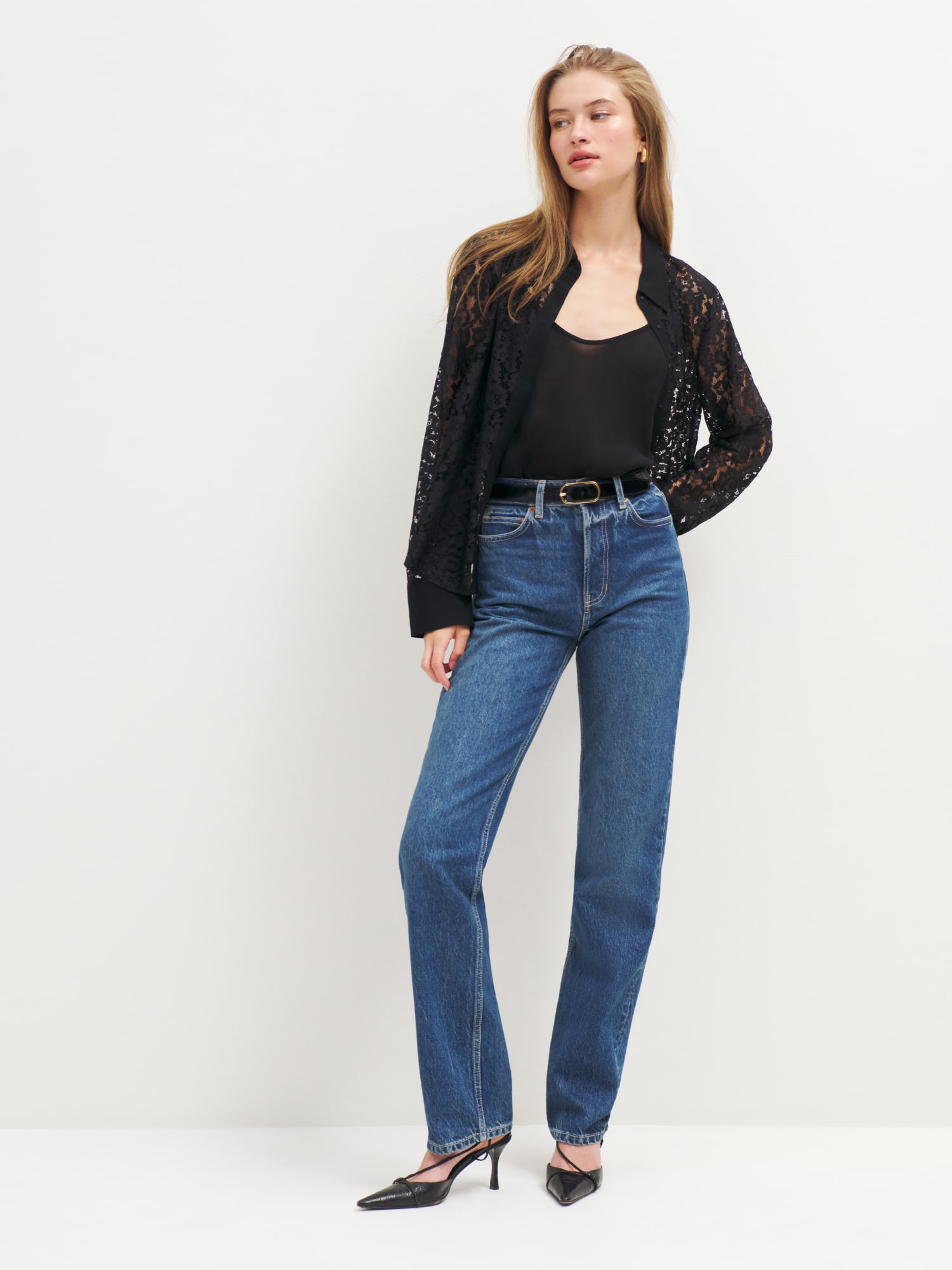 Anja Top Long Sleeve Reformation