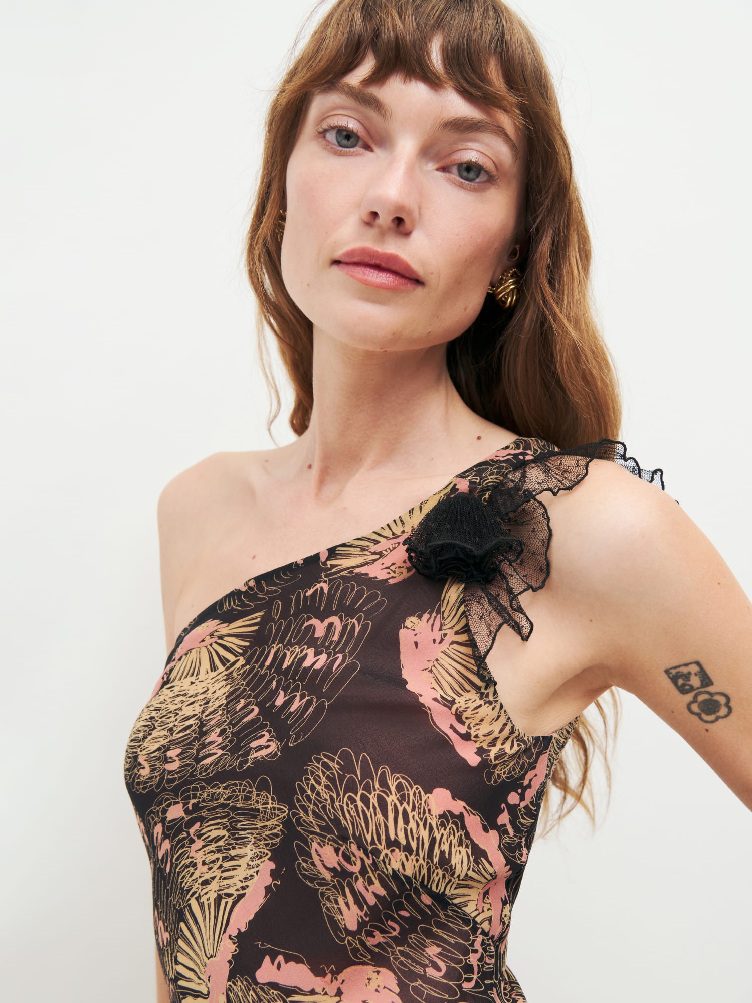 Floraison mini dress top
