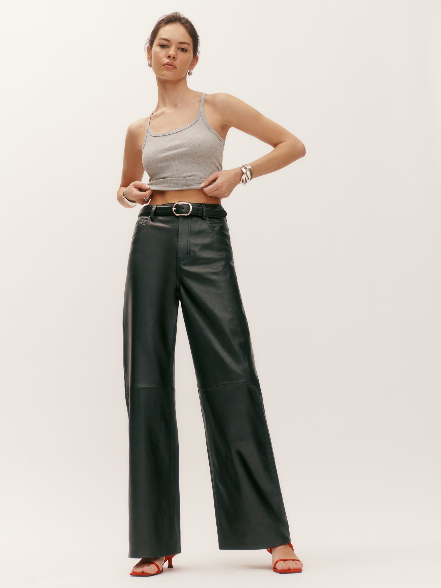 reformation veda leather pants 2 NWT - Pants & Jumpsuits