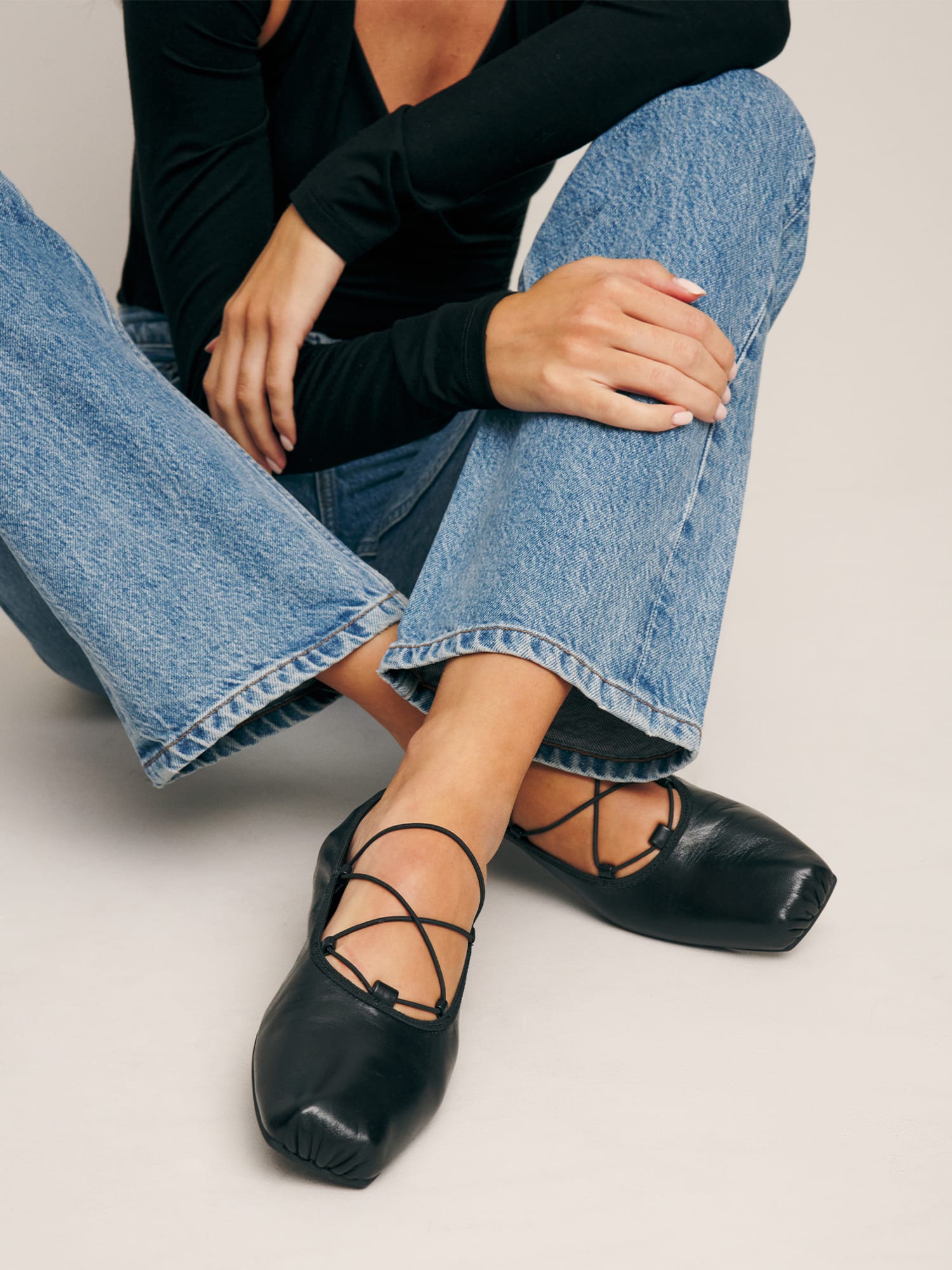 Barbara Ballet Flat Sustainable Shoes Reformation