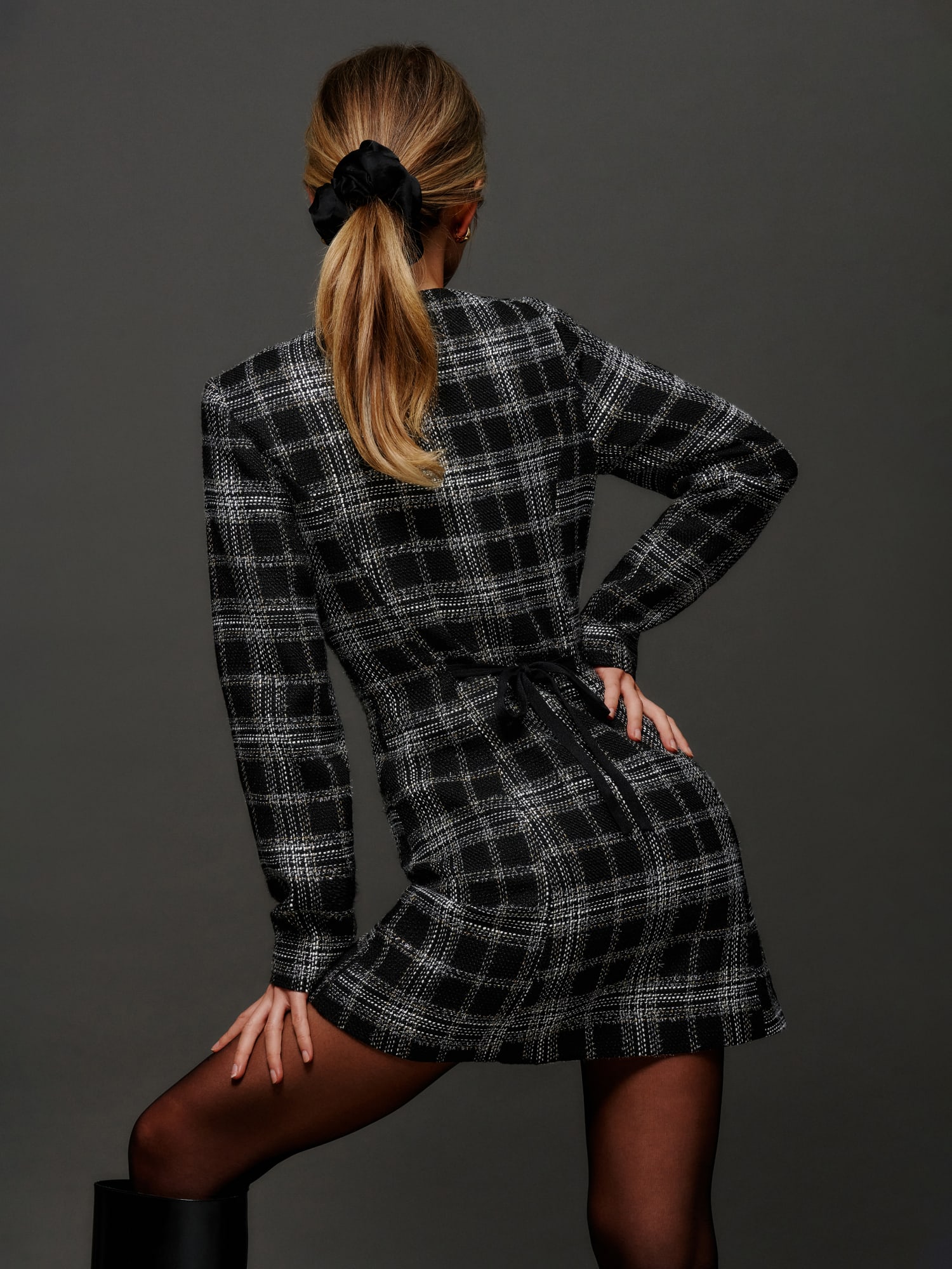 Reformation shop plaid dress