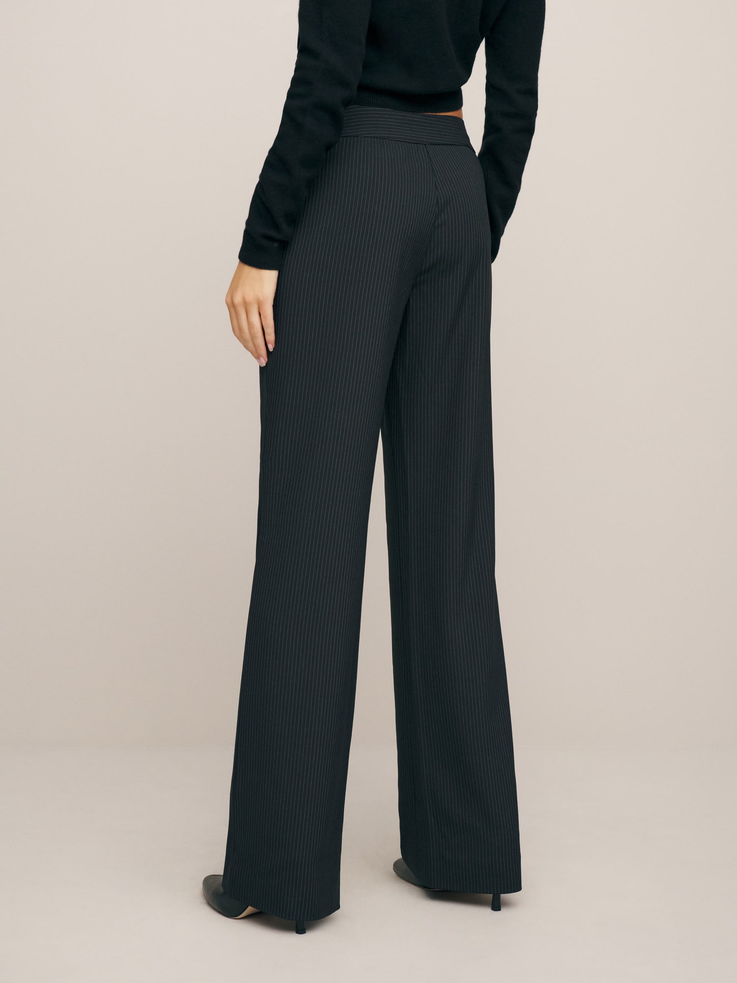 Reformation striped pants on sale