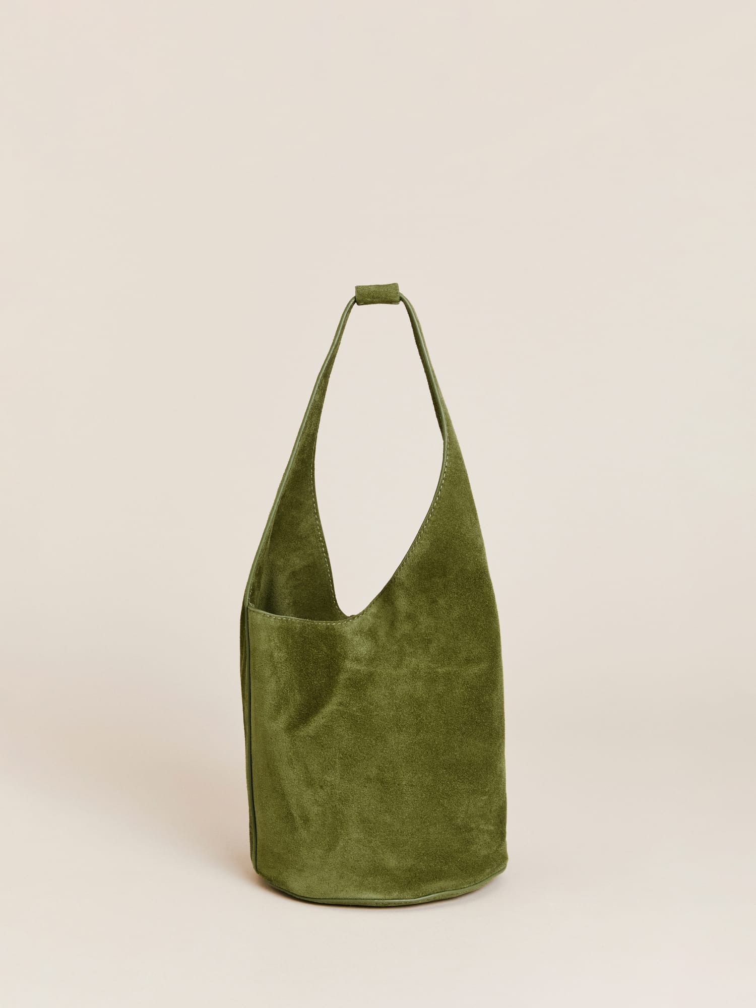 Bucket discount bag suede